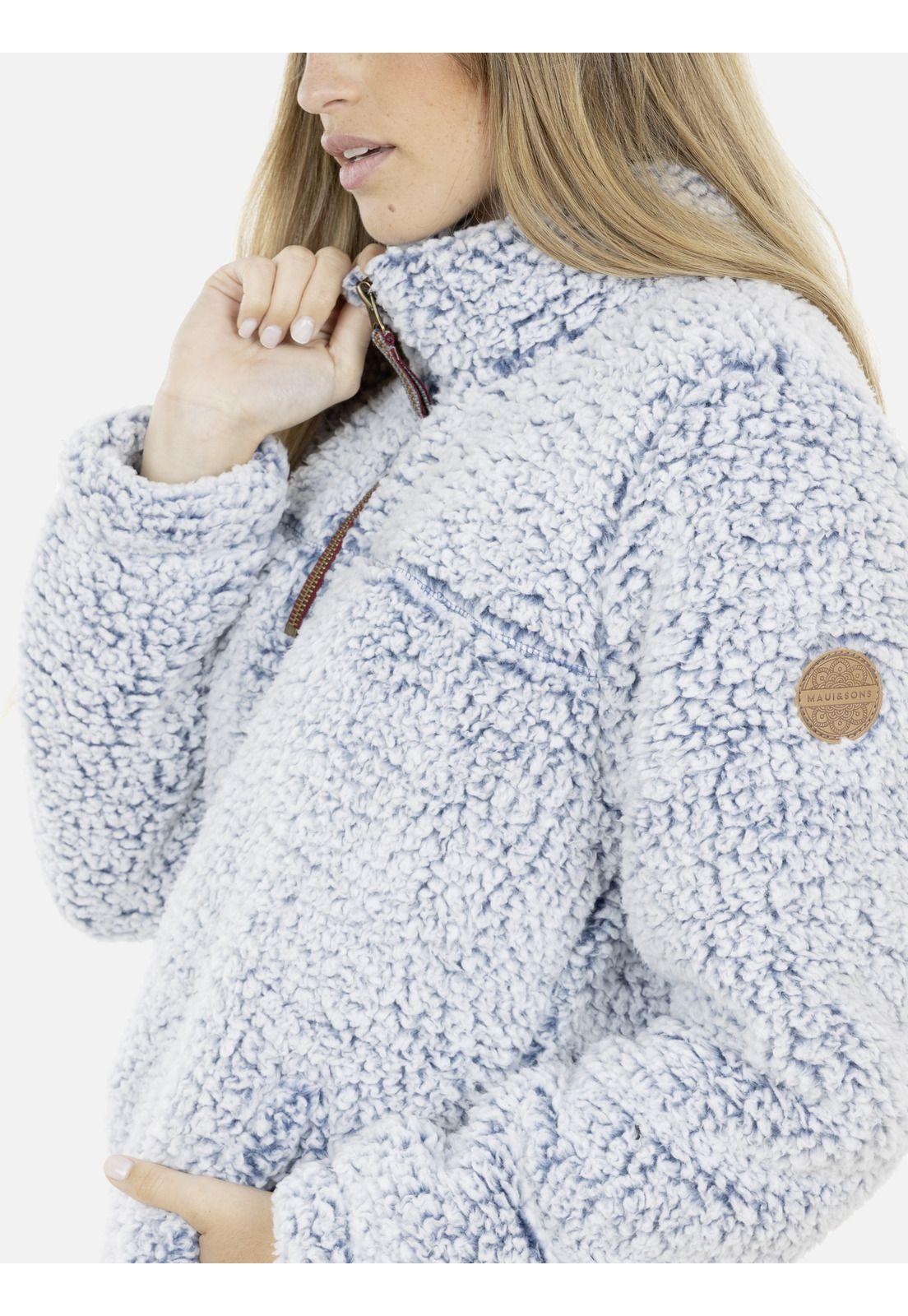 Poleron Mujer 5O296-WI21 Azul Maui and Sons-2