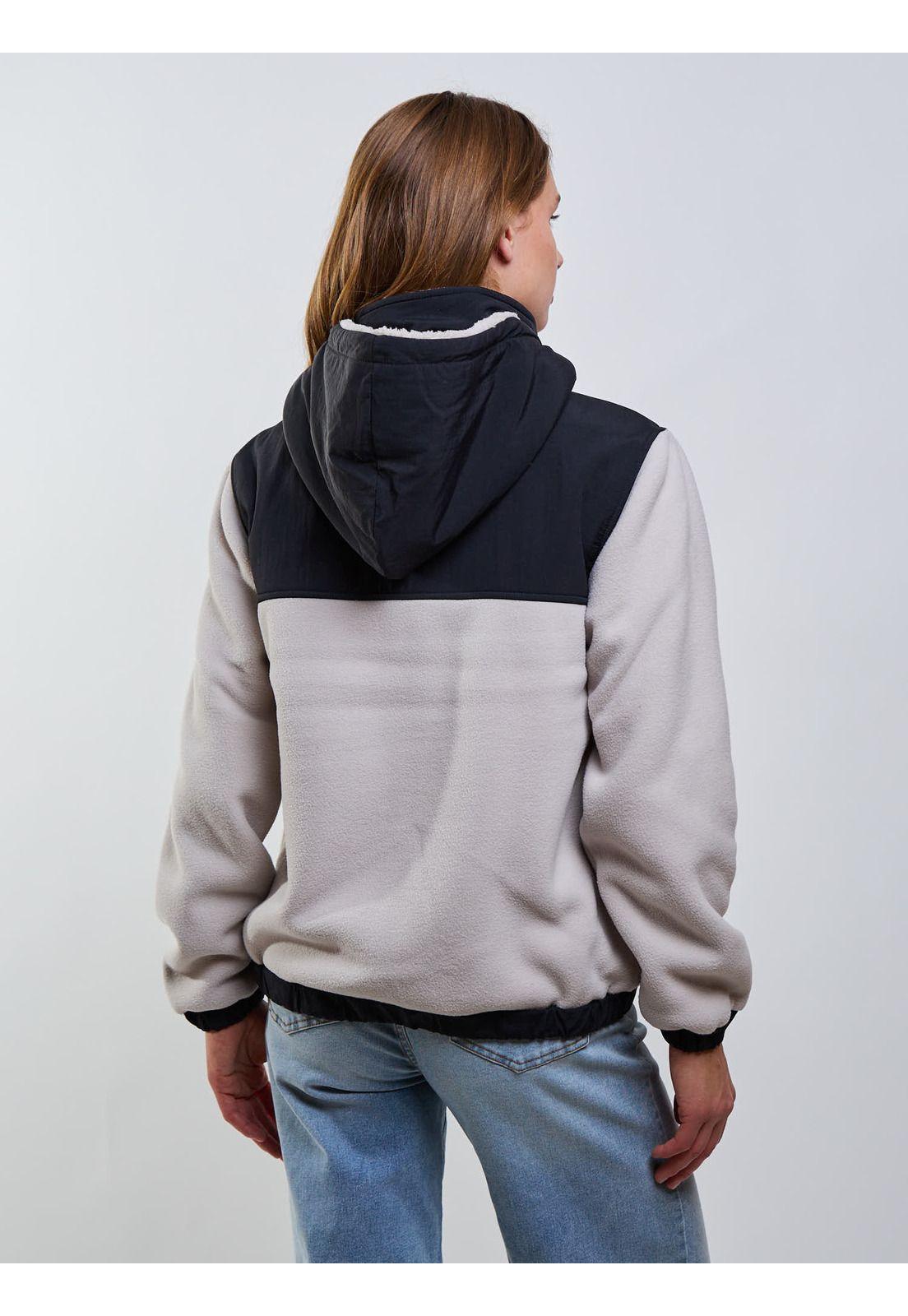 Poleron Polar Fog Beige Mujer Maui And Sons-5