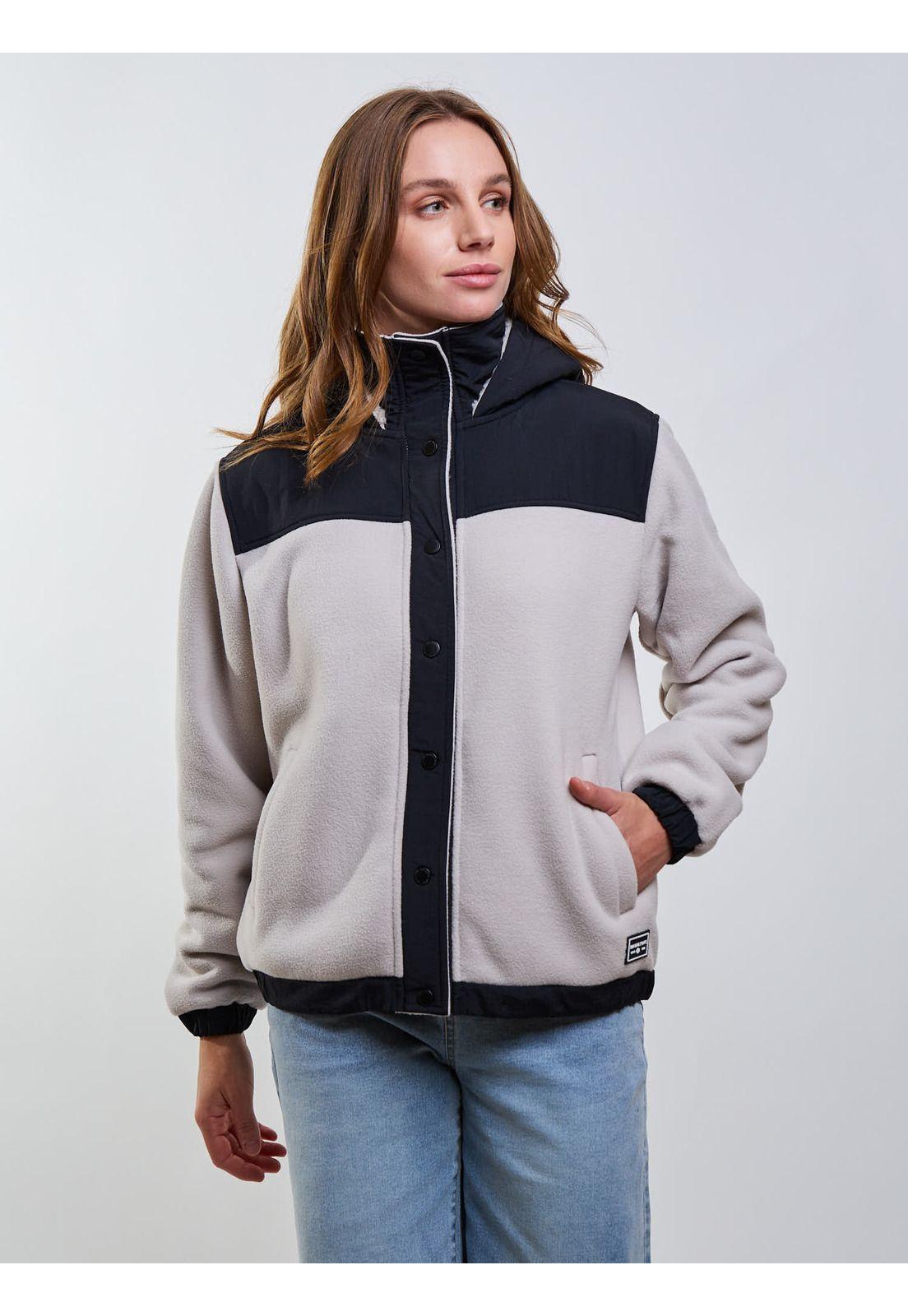 Poleron Polar Fog Beige Mujer Maui And Sons-8