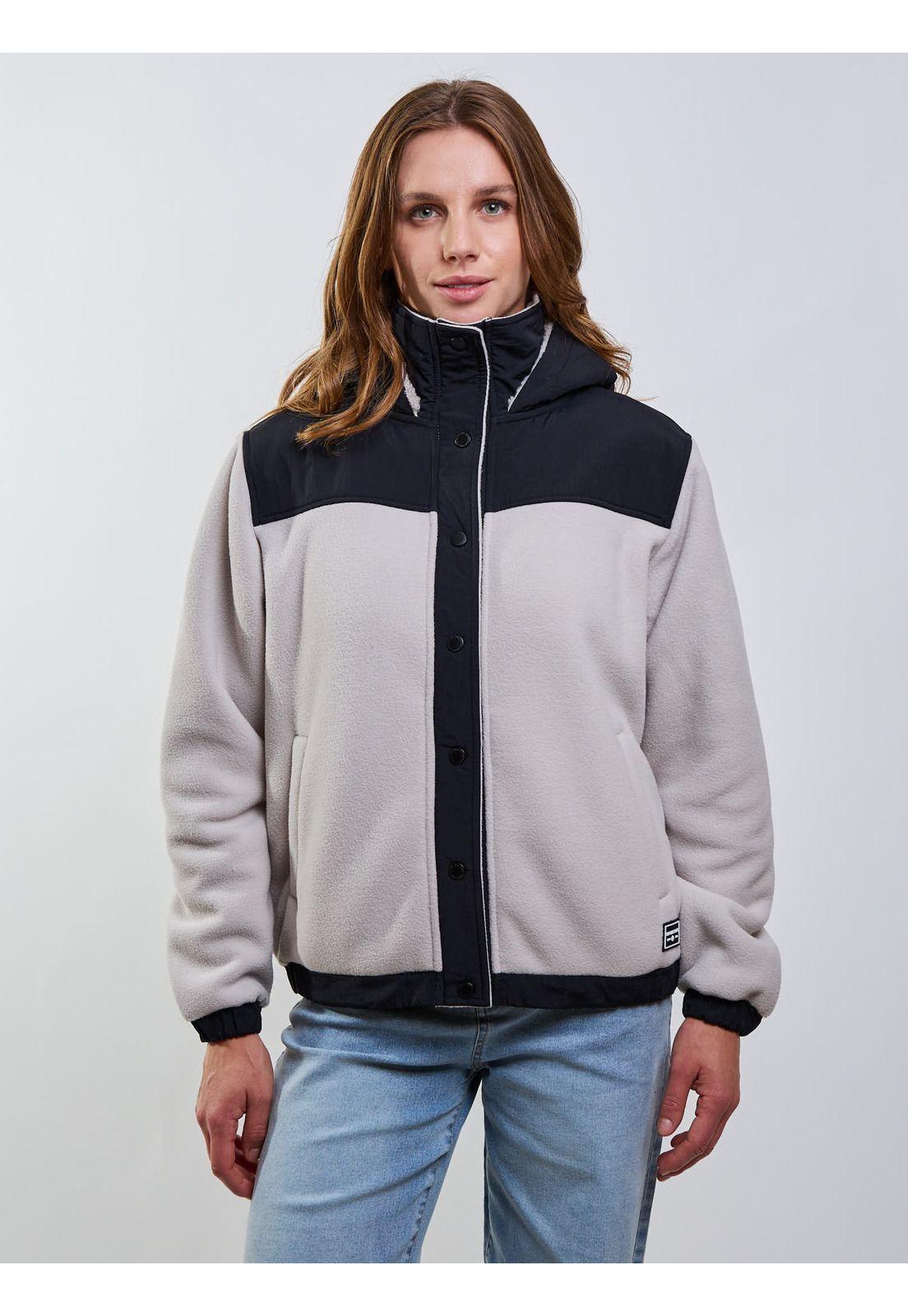 Poleron Polar Fog Beige Mujer Maui And Sons-4