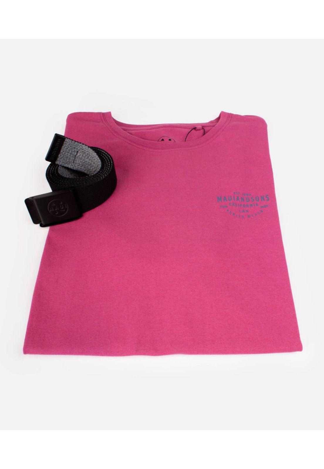 Pack Polera Cinturon Burdeo 5AV1765 Hombre Maui and sons-3