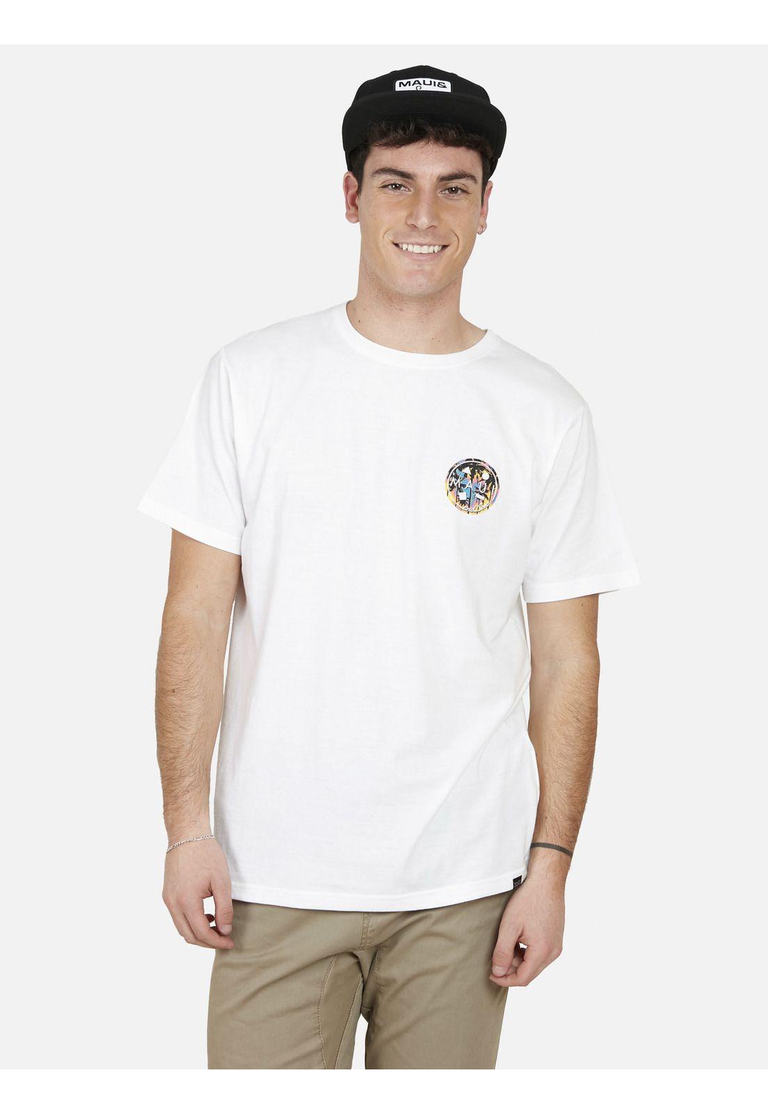 Polera PALM GROVE Hombre Blanco Maui and Sons-0