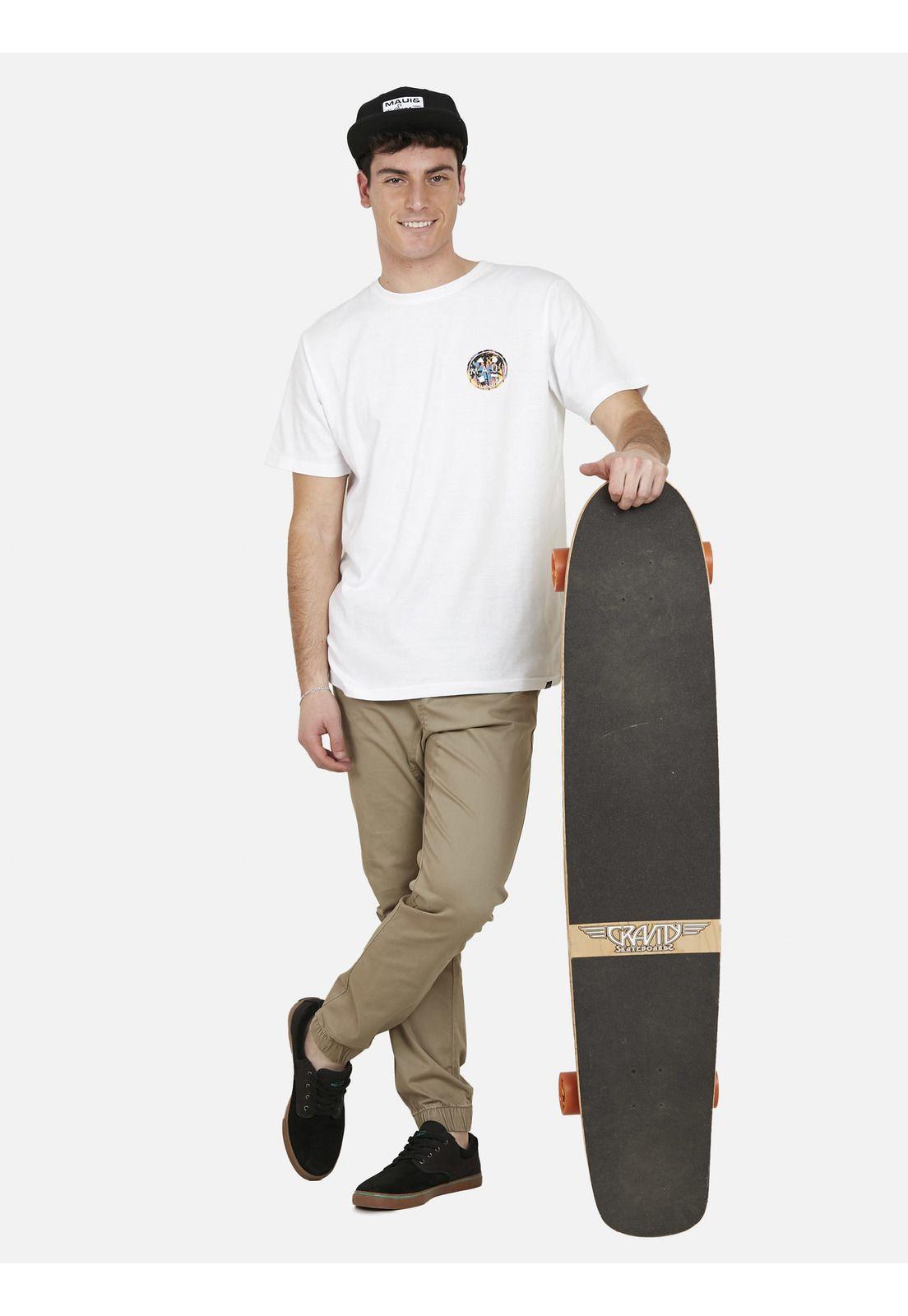 Polera PALM GROVE Hombre Blanco Maui and Sons-3