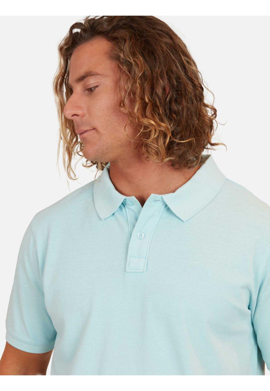 Polera Classic Pique Maui Hombre Celeste Maui And Sons-2