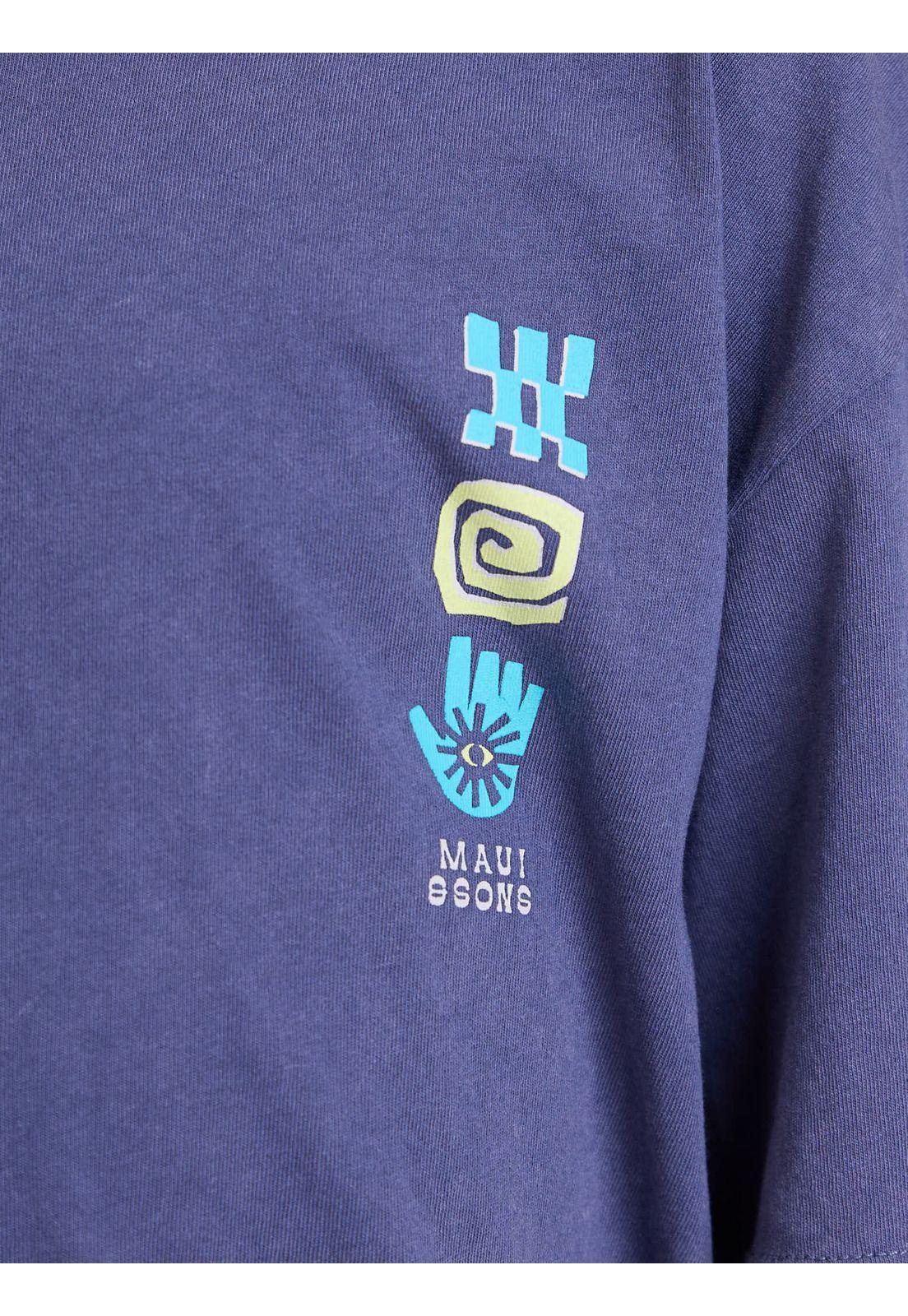 Polera MC Hale Azul Infantil Maui and Sons-5