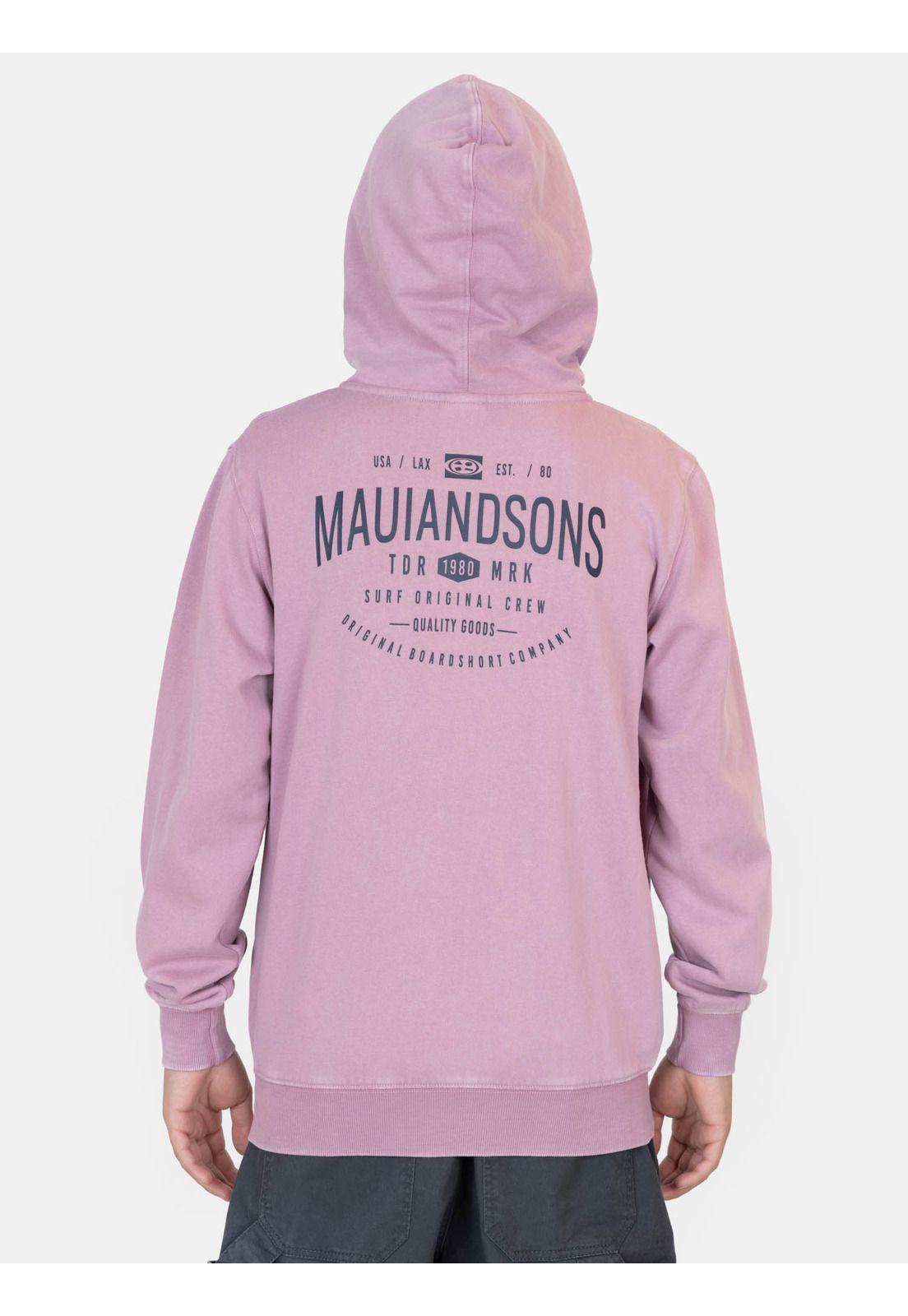 Poleron FZ  Azyra Burdeo Infantil Maui And Sons-2