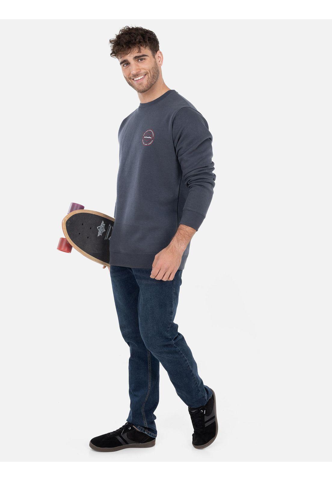 Poleron THE REAL SURF Hombre Gris Maui and Sons-2