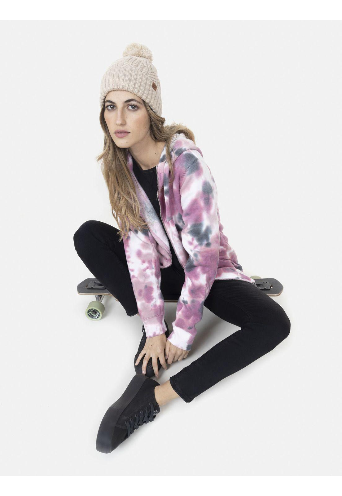 Fullzipper Mujer DESERT DYE Multicolor Maui and Sons-3