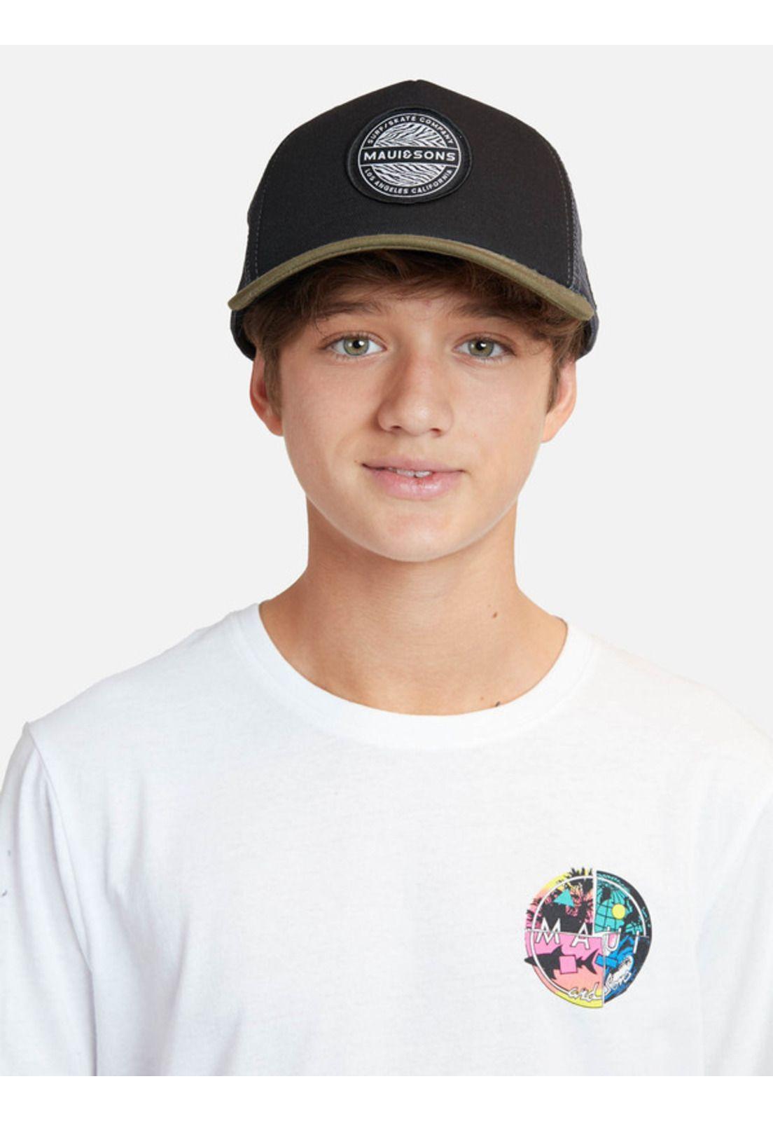 Pack Polera Jockey Infantil Blanco Maui and sons-2