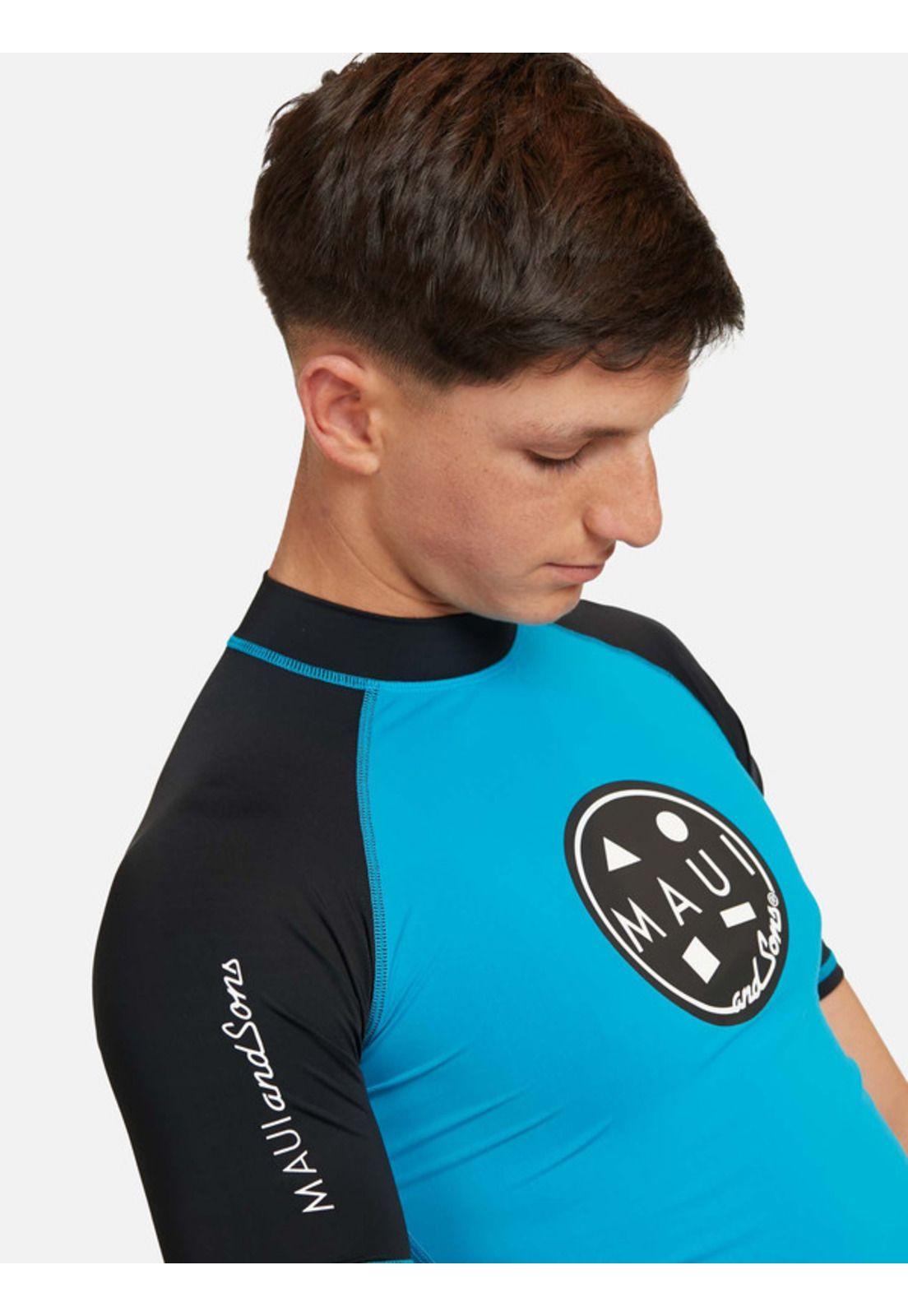 Polera UVP Juvenil Hombre Azul Maui And Sons-2