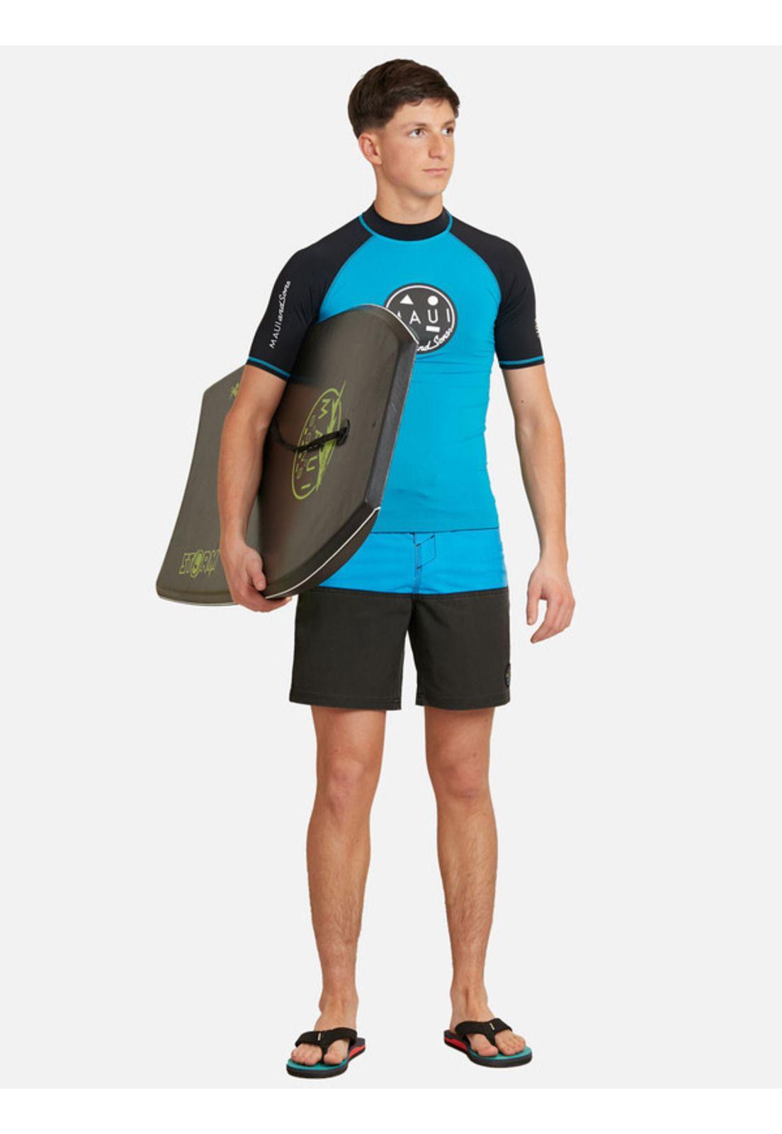 Polera UVP Juvenil Hombre Azul Maui And Sons-3