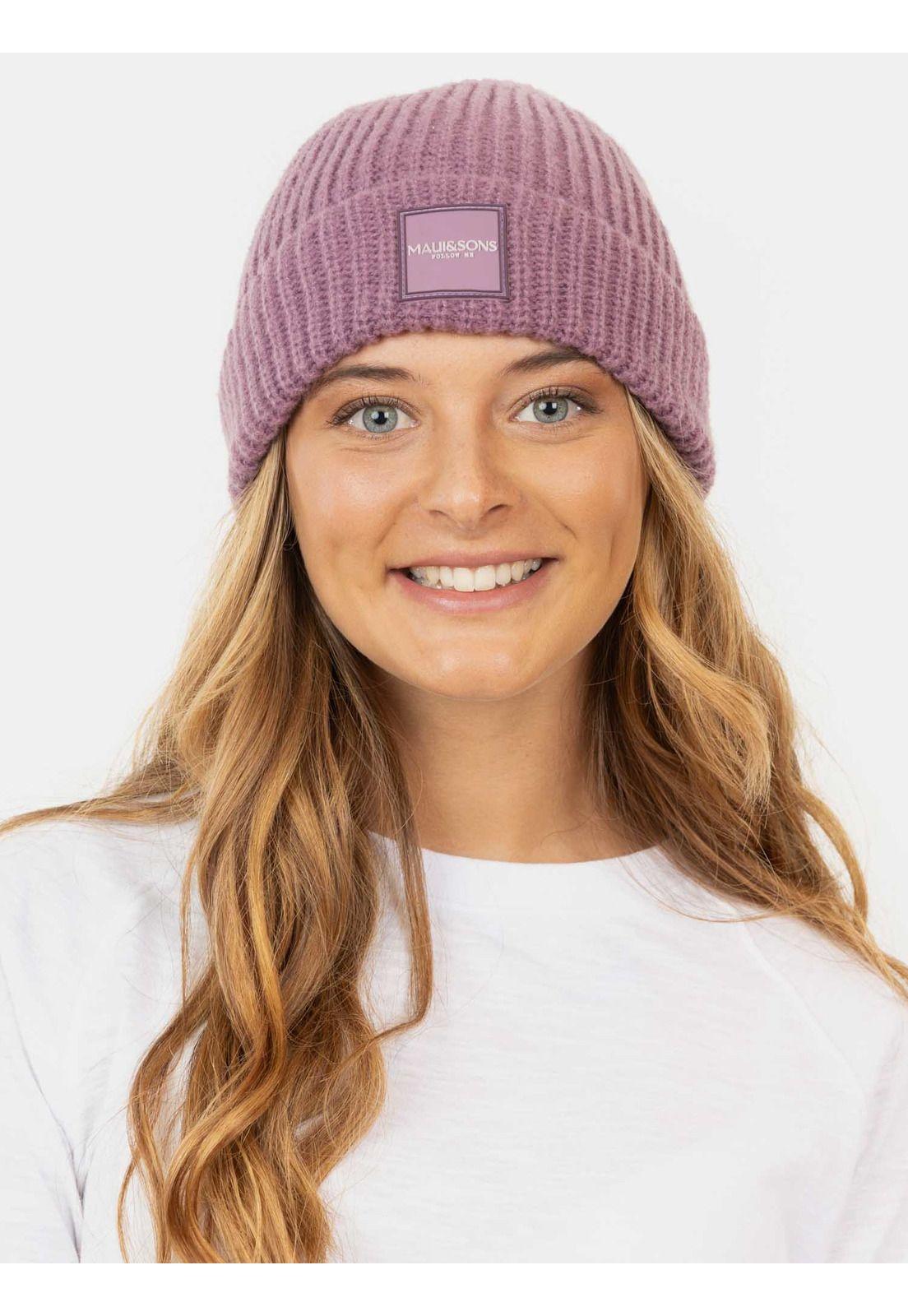 Gorro About A Snow Burdeo Mujer Maui And Sons-0