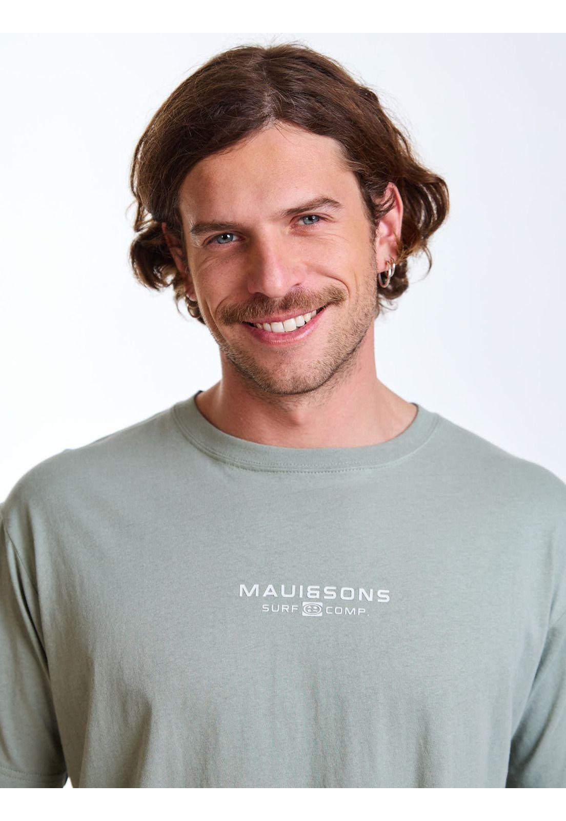 Polera MC Nomand Verde Hombre Maui and Sons-3