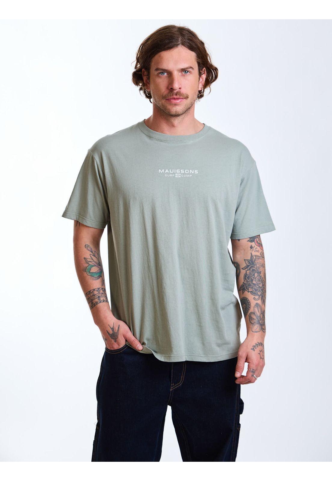 Polera MC Nomand Verde Hombre Maui and Sons-5