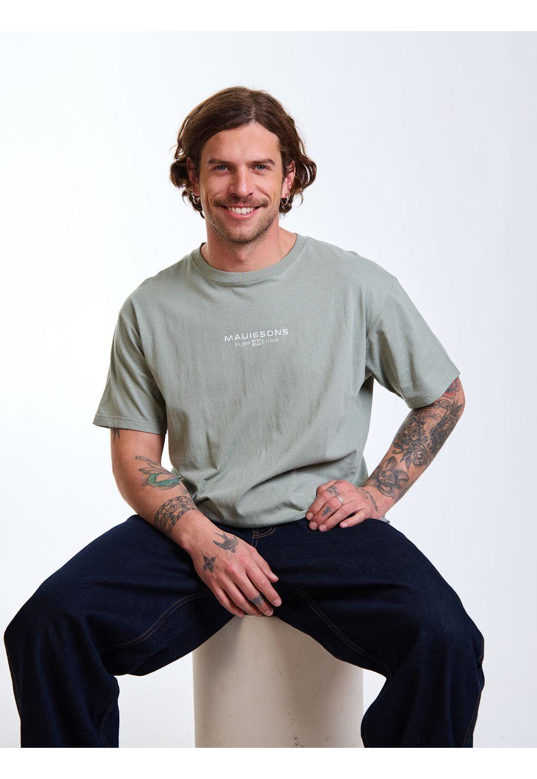 Polera MC Nomand Verde Hombre Maui and Sons-6