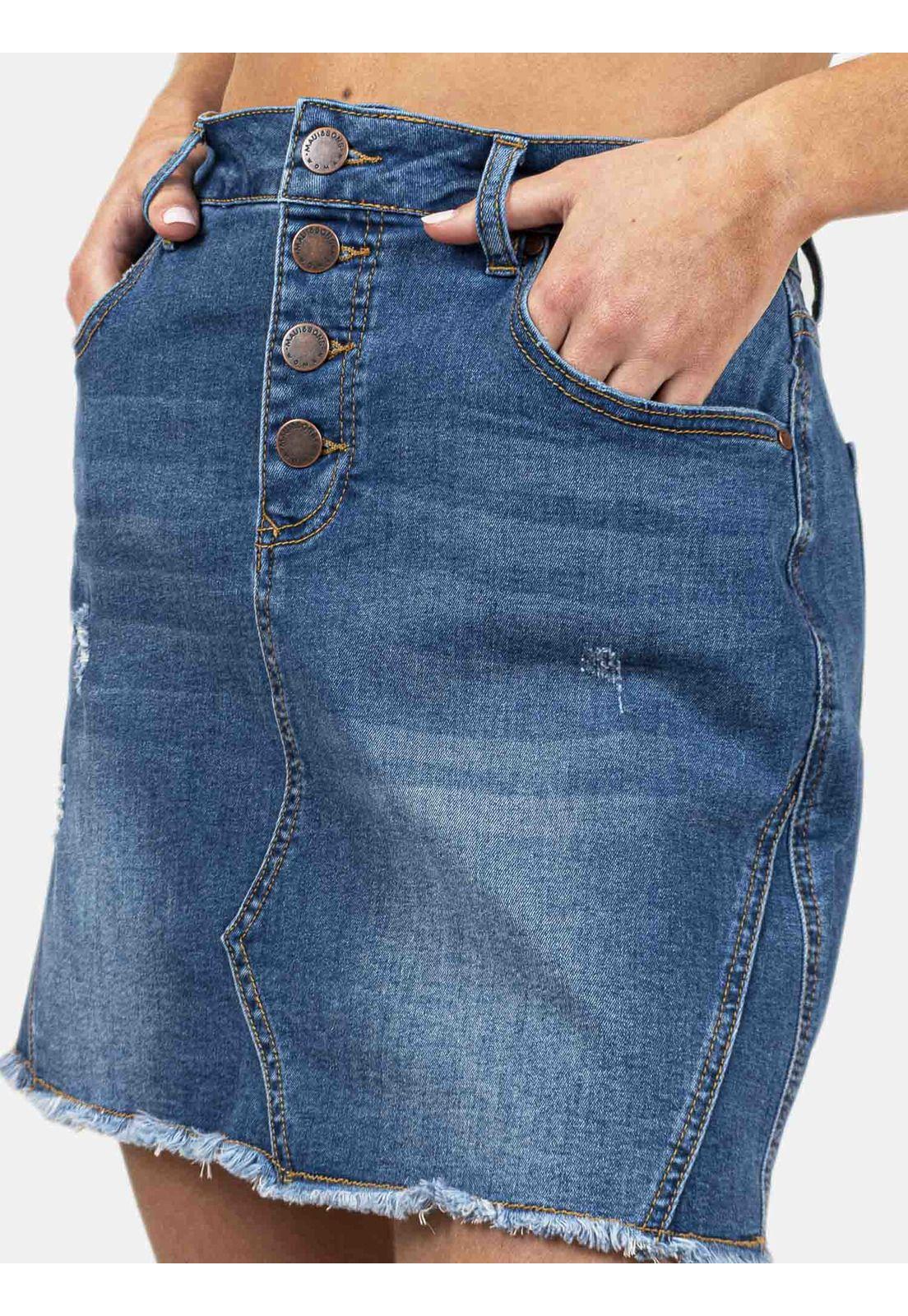 Falda 5L644 Mujer Azul Maui and Sons-2