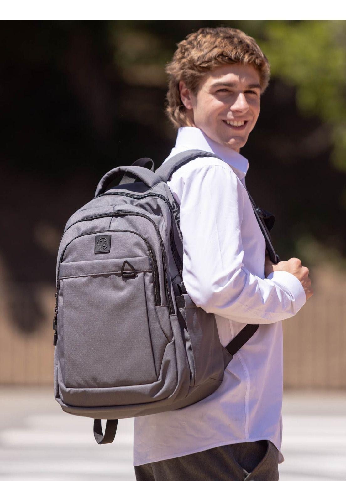 Mochila Escolar Kaileo Gris Hombre Maui and sons-2