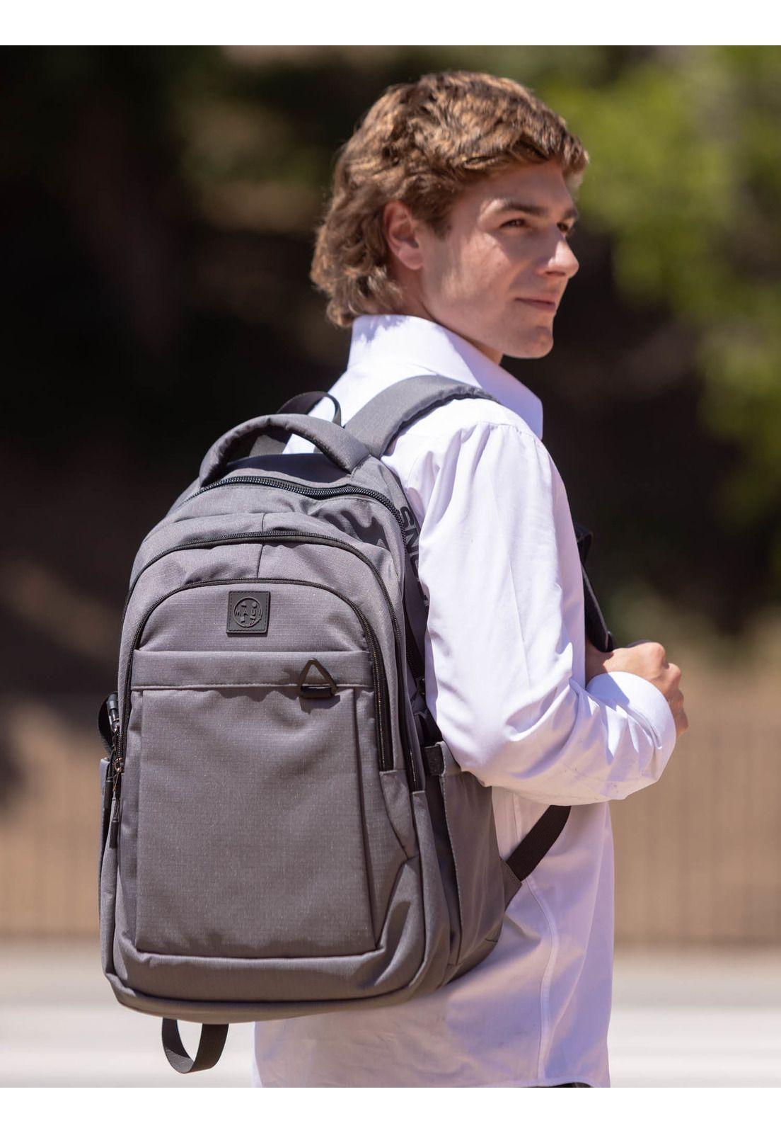 Mochila Escolar Kaileo Gris Hombre Maui and sons-3