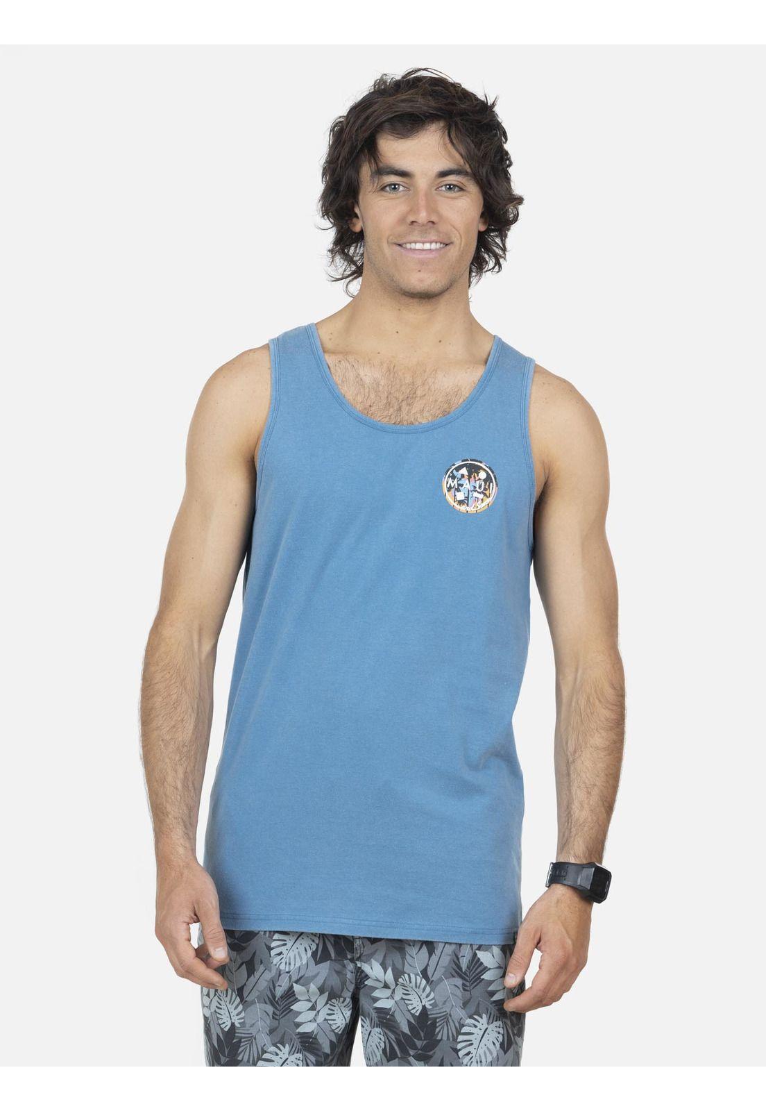 Polera  Hombre Azul 5P581-MV22 Maui And Sons-0