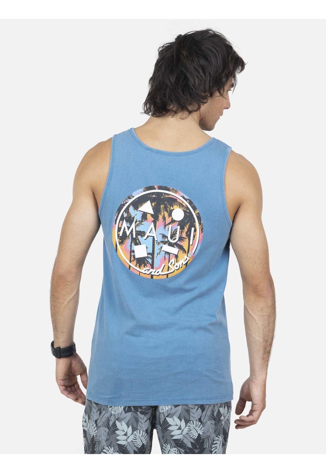 Polera  Hombre Azul 5P581-MV22 Maui And Sons-1