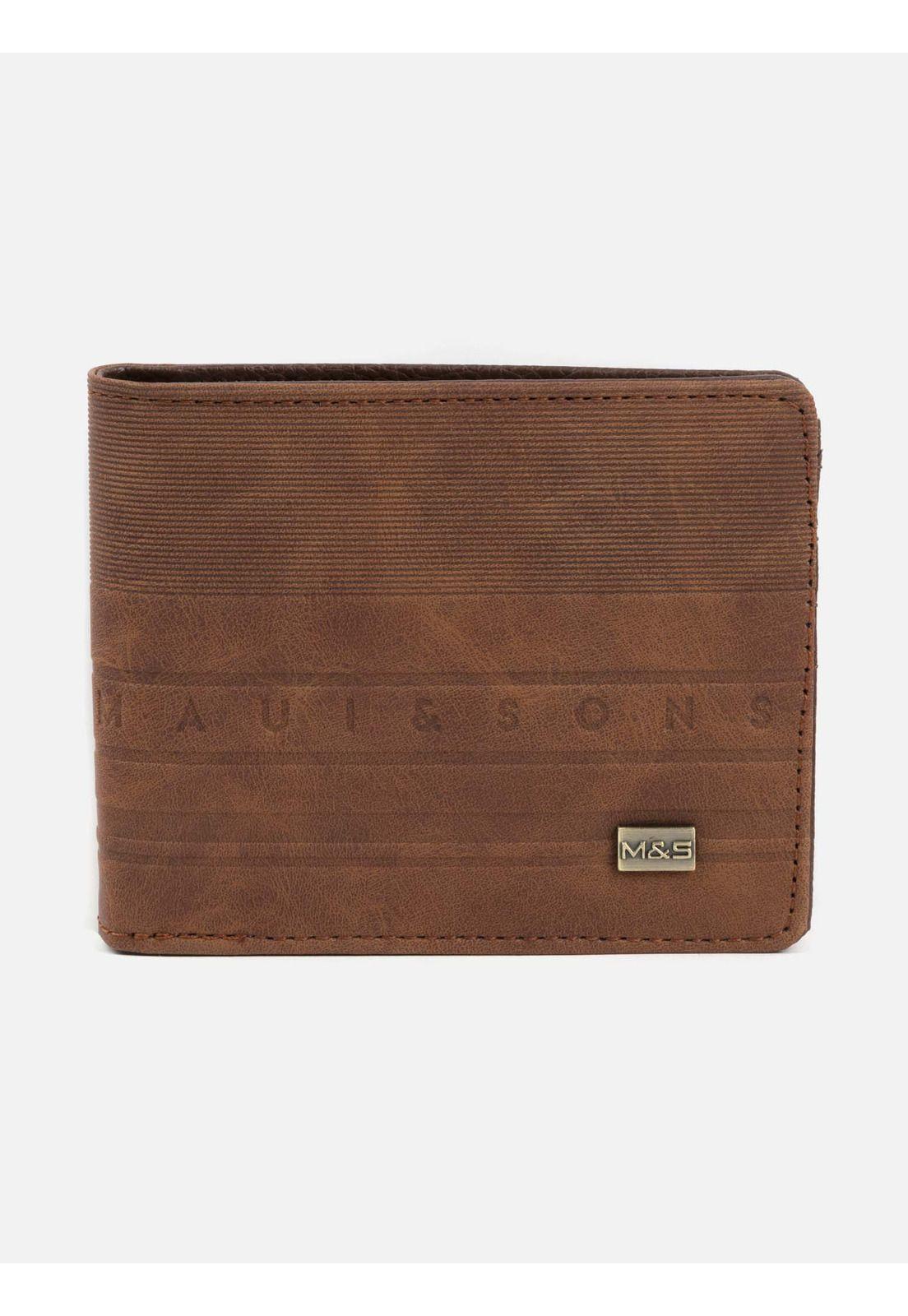 Billetera Hombre 5AB168-MT22 Café Maui and Sons-0