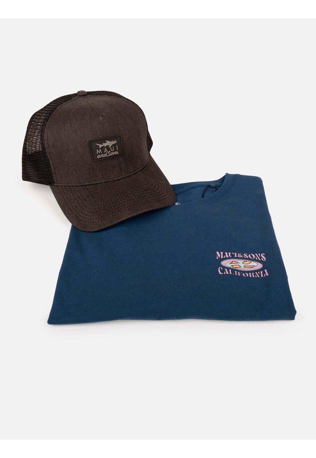 Pack Polera Jockey Mystic Azul Hombre Maui And Sons-3