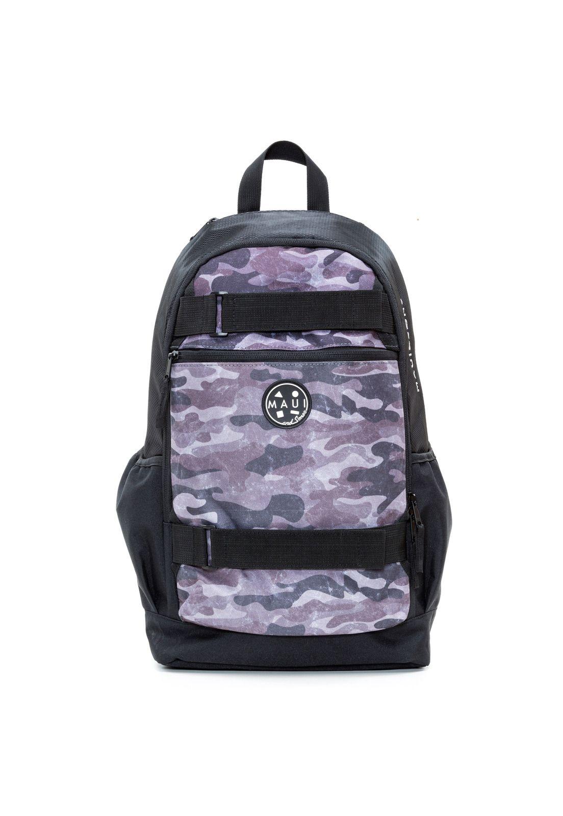 Mochila Hombre Negro Maui and Sons 5AM171-MT20-0