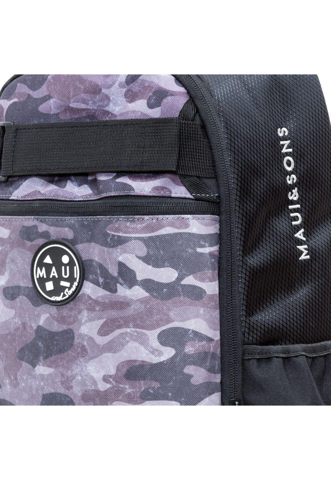 Mochila Hombre Negro Maui and Sons 5AM171-MT20-1