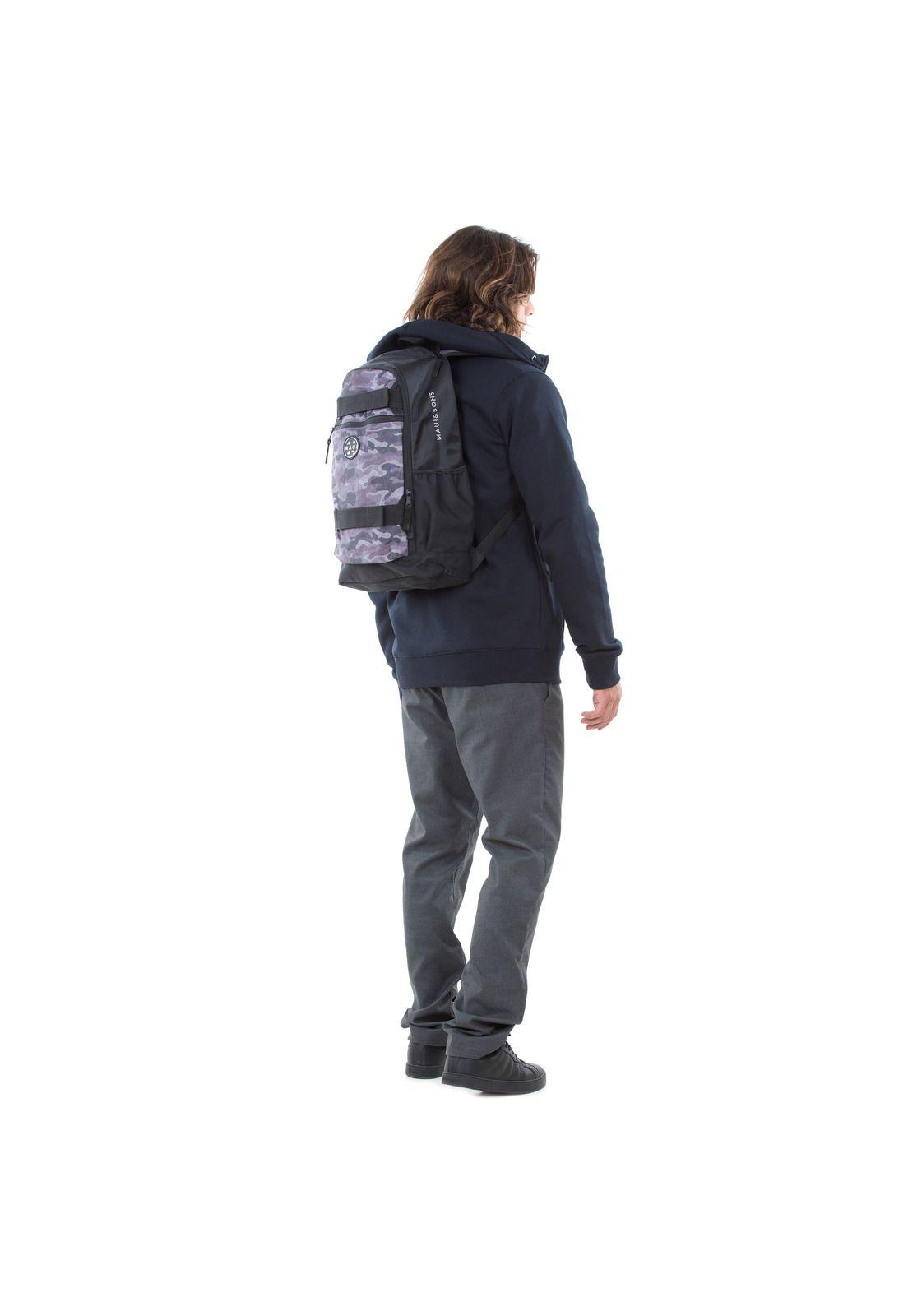 Mochila Hombre Negro Maui and Sons 5AM171-MT20-3
