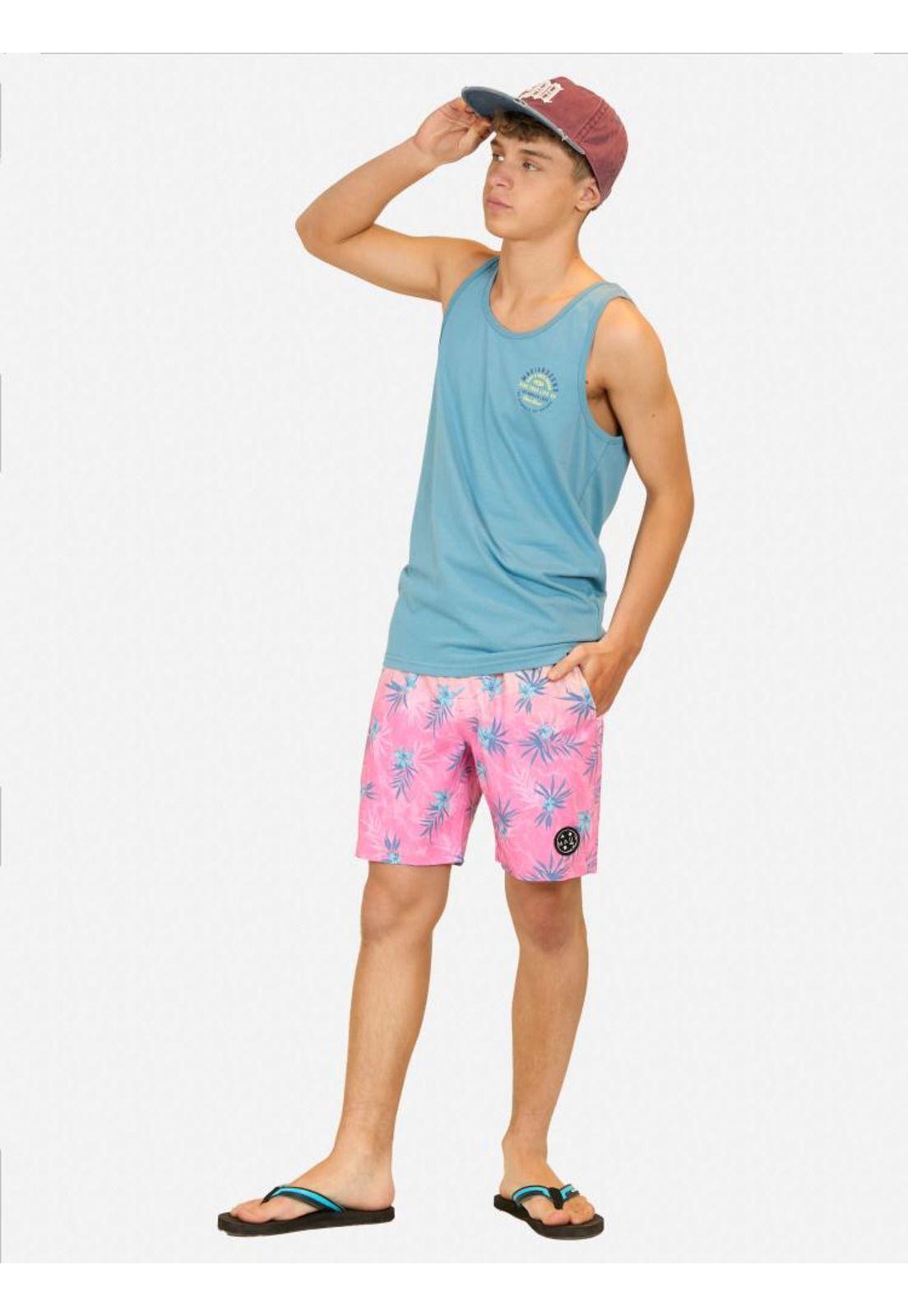 Polera S/M Symbols Nature Celeste Infantil Maui And Sons-2