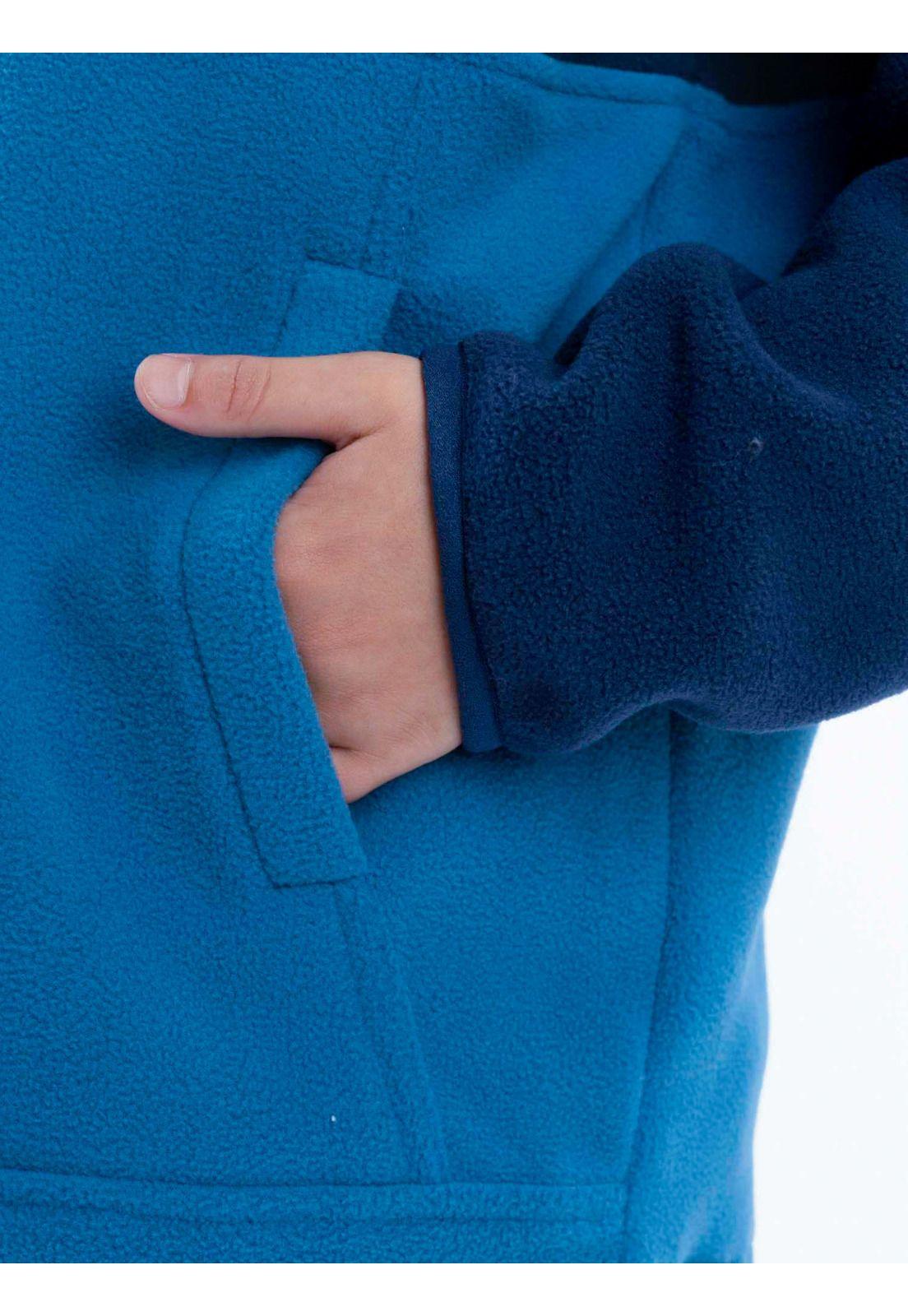 Poleron Polar Earthtone Azul Infantil Maui And Sons-3