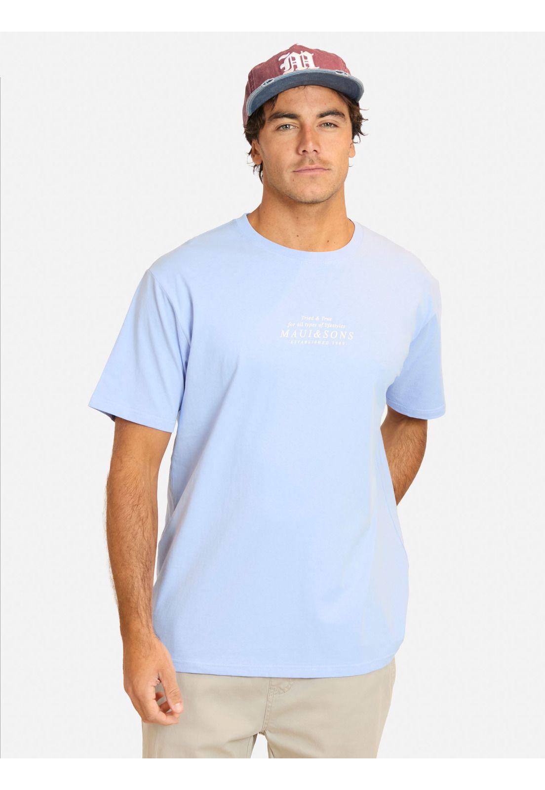 Polera MC Faluz Morado Hombre Maui And Sons-0