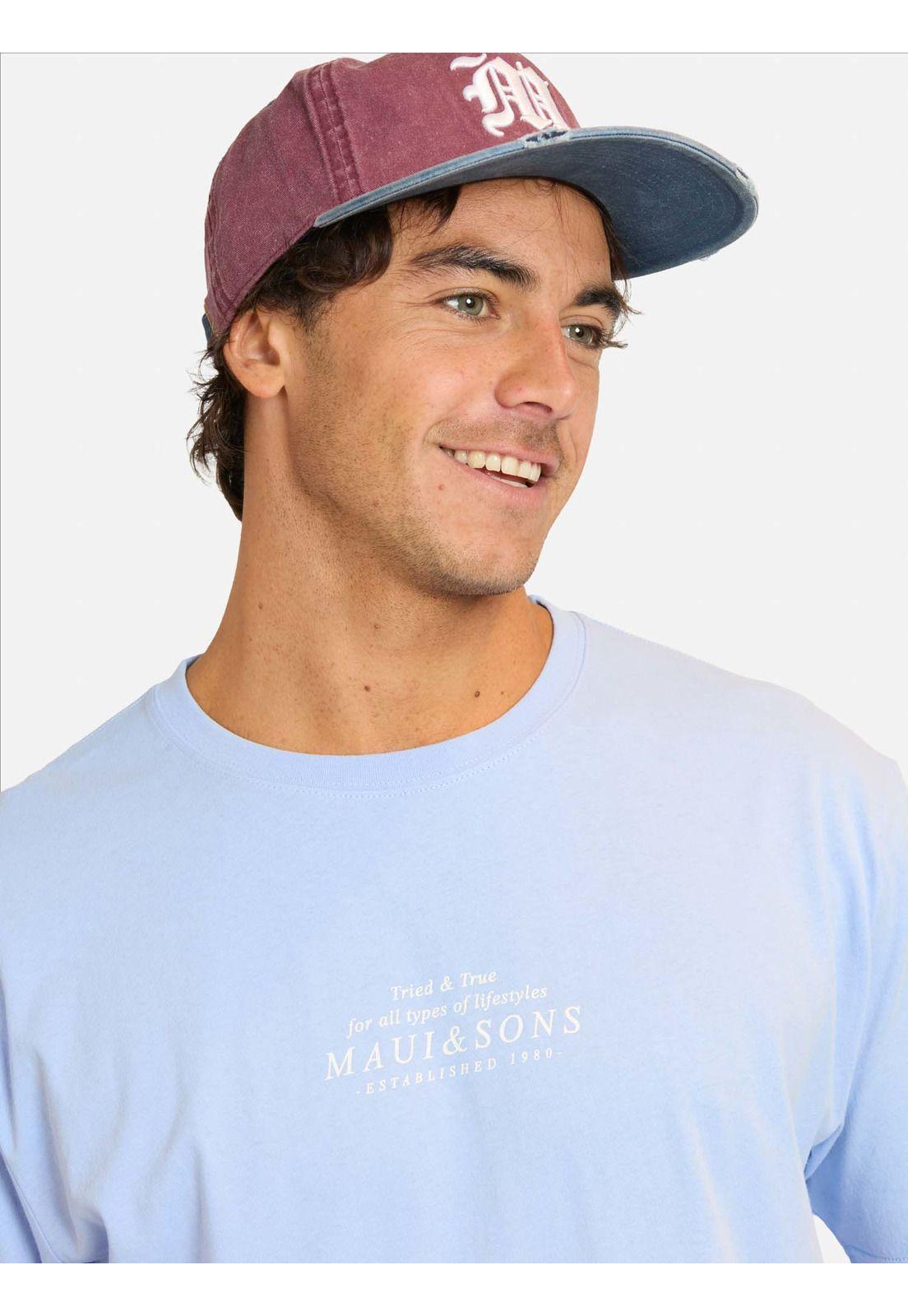 Polera MC Faluz Morado Hombre Maui And Sons-2