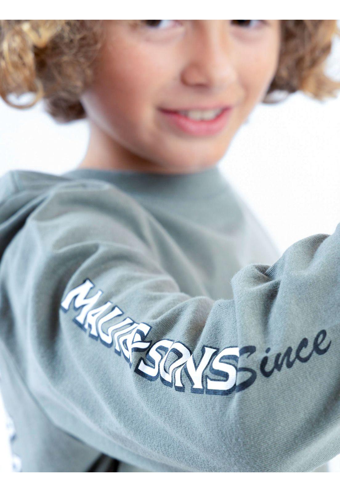 Polera ML Eternal Flame Verde Infantil Maui And Sons-4