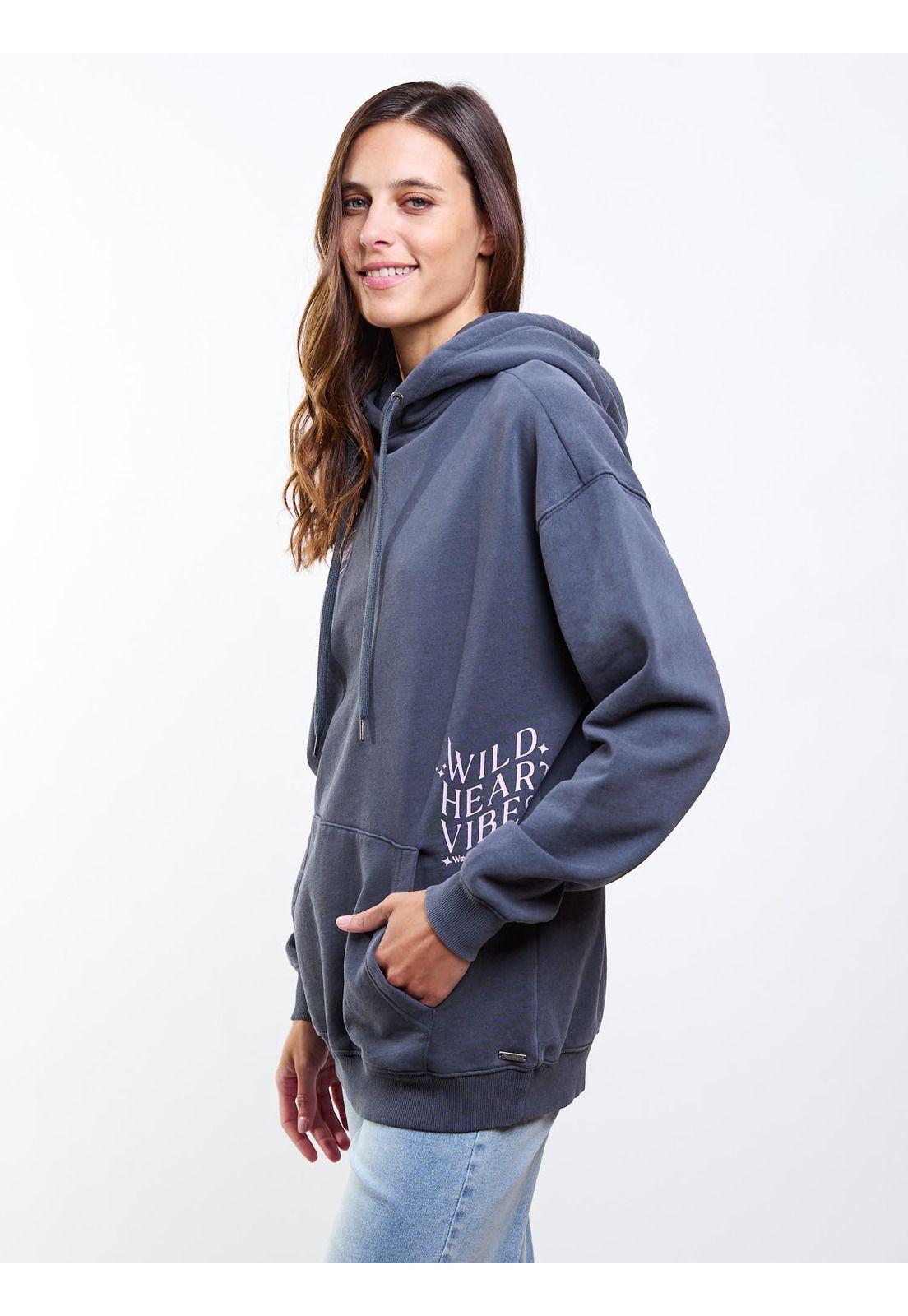 Poleron Canguro Java Gris Mujer Maui And Sons-5