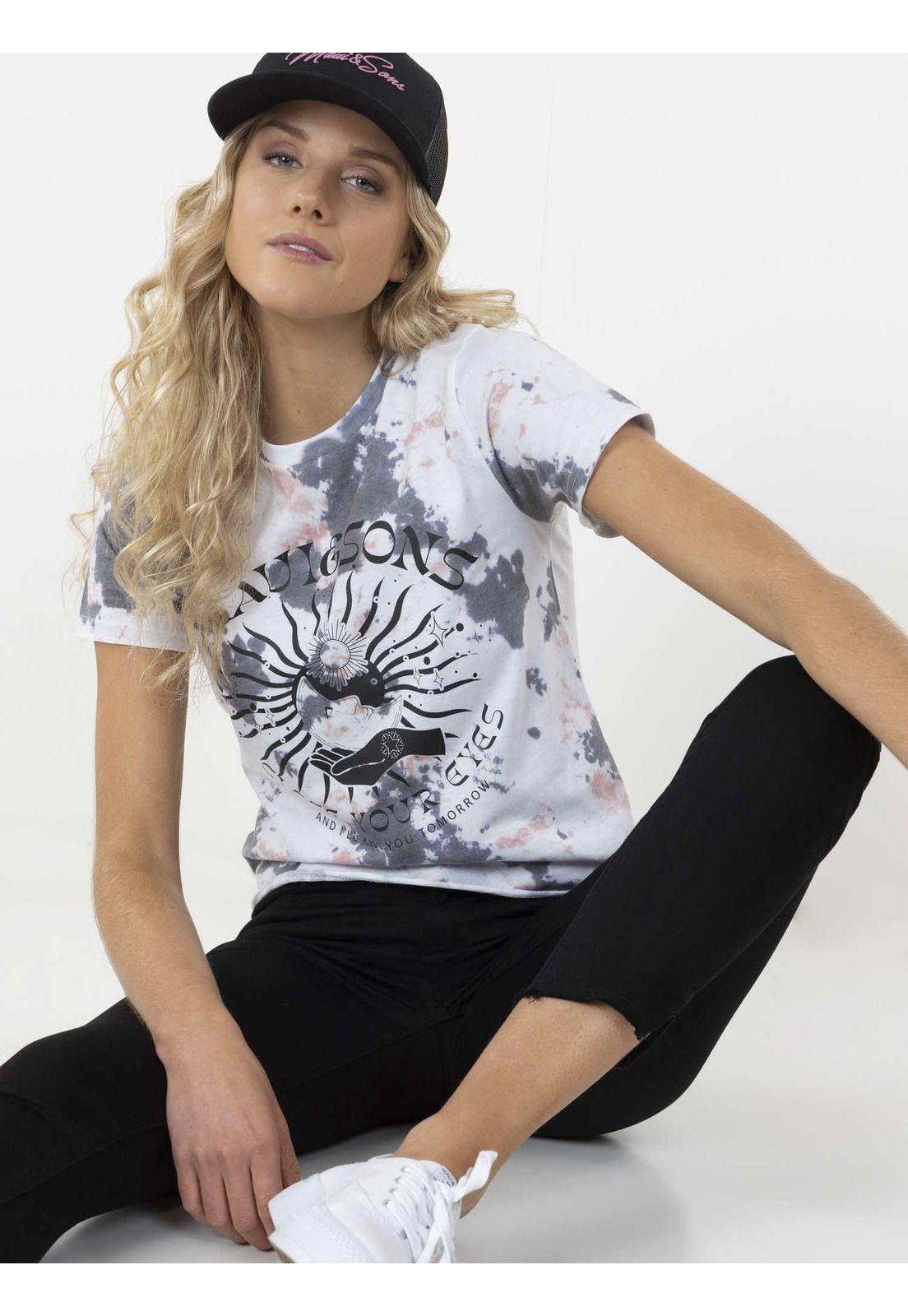 Polera CLOSE YOUR EYES Mujer Multicolor Maui and Sons-3