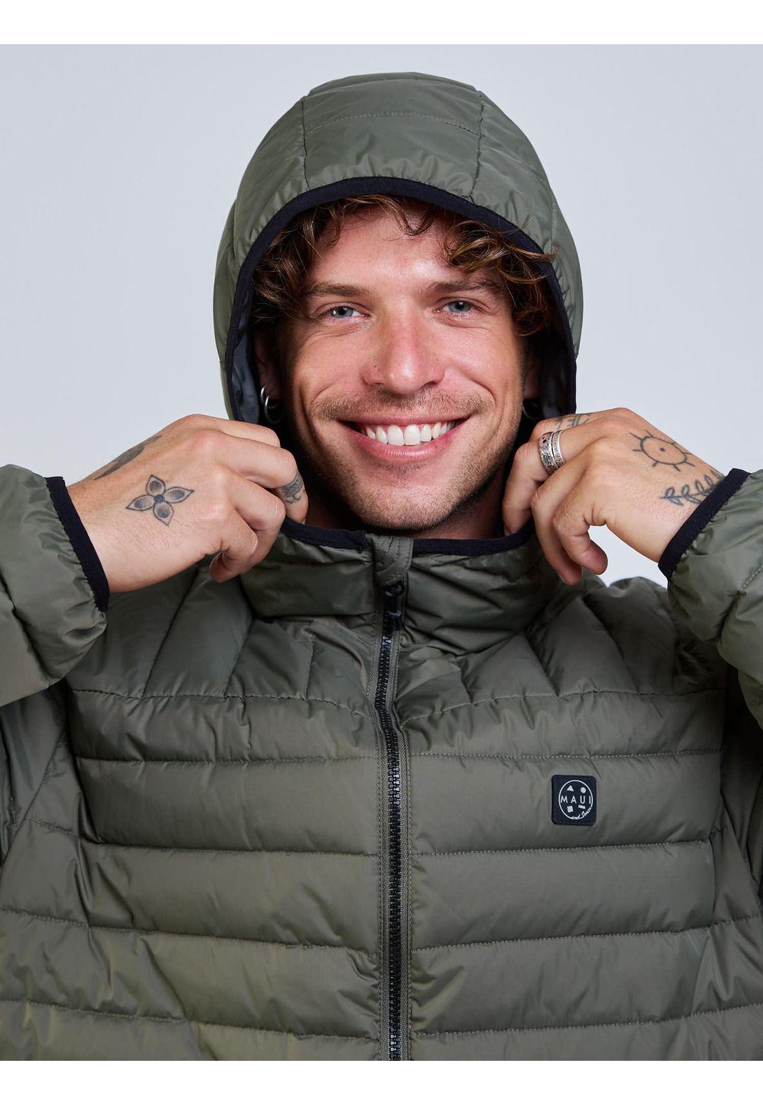 Parka Halo Verde Hombre Maui And Sons-3