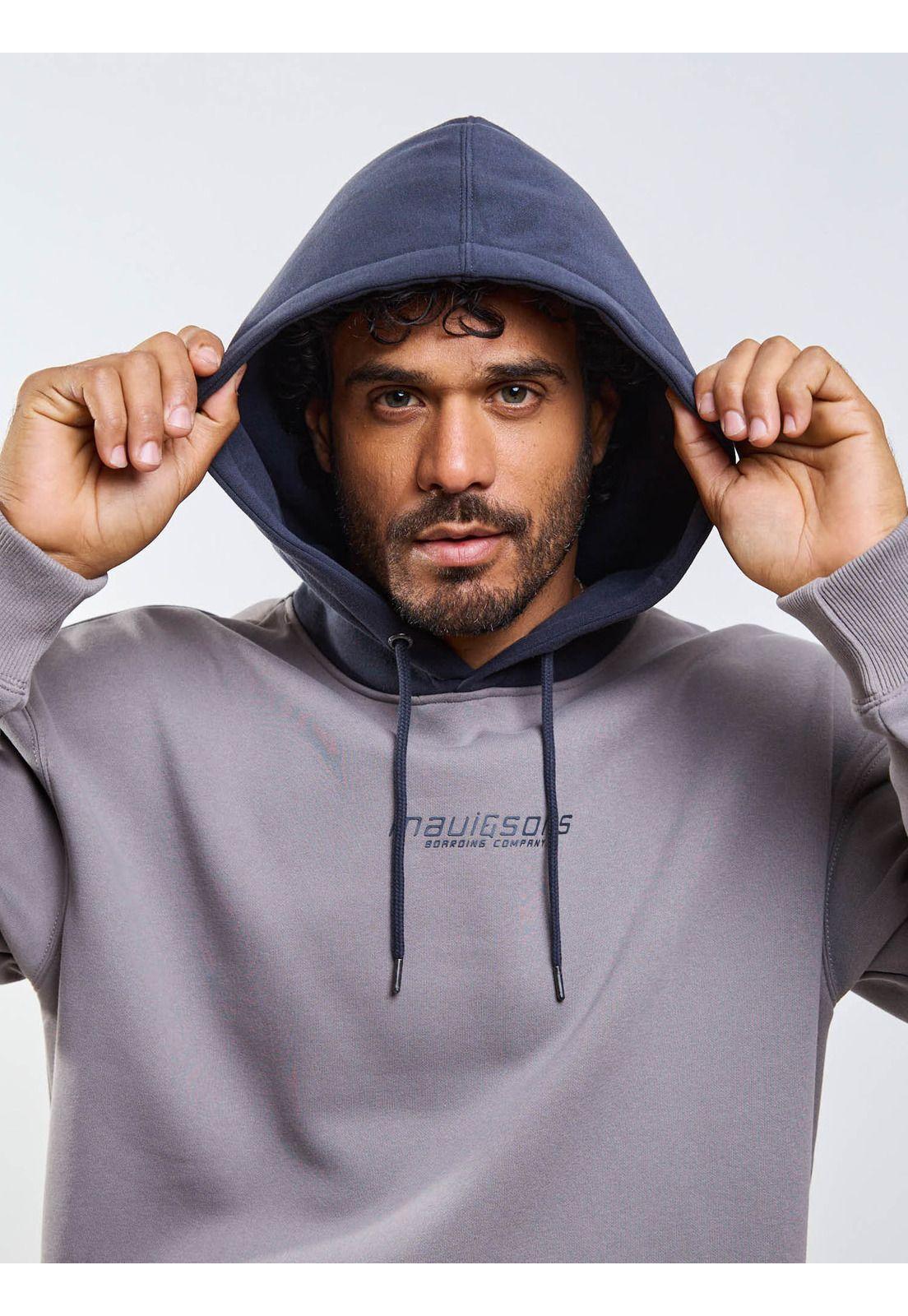 Poleron Canguro Coraly Beige Hombre Maui And Sons-4