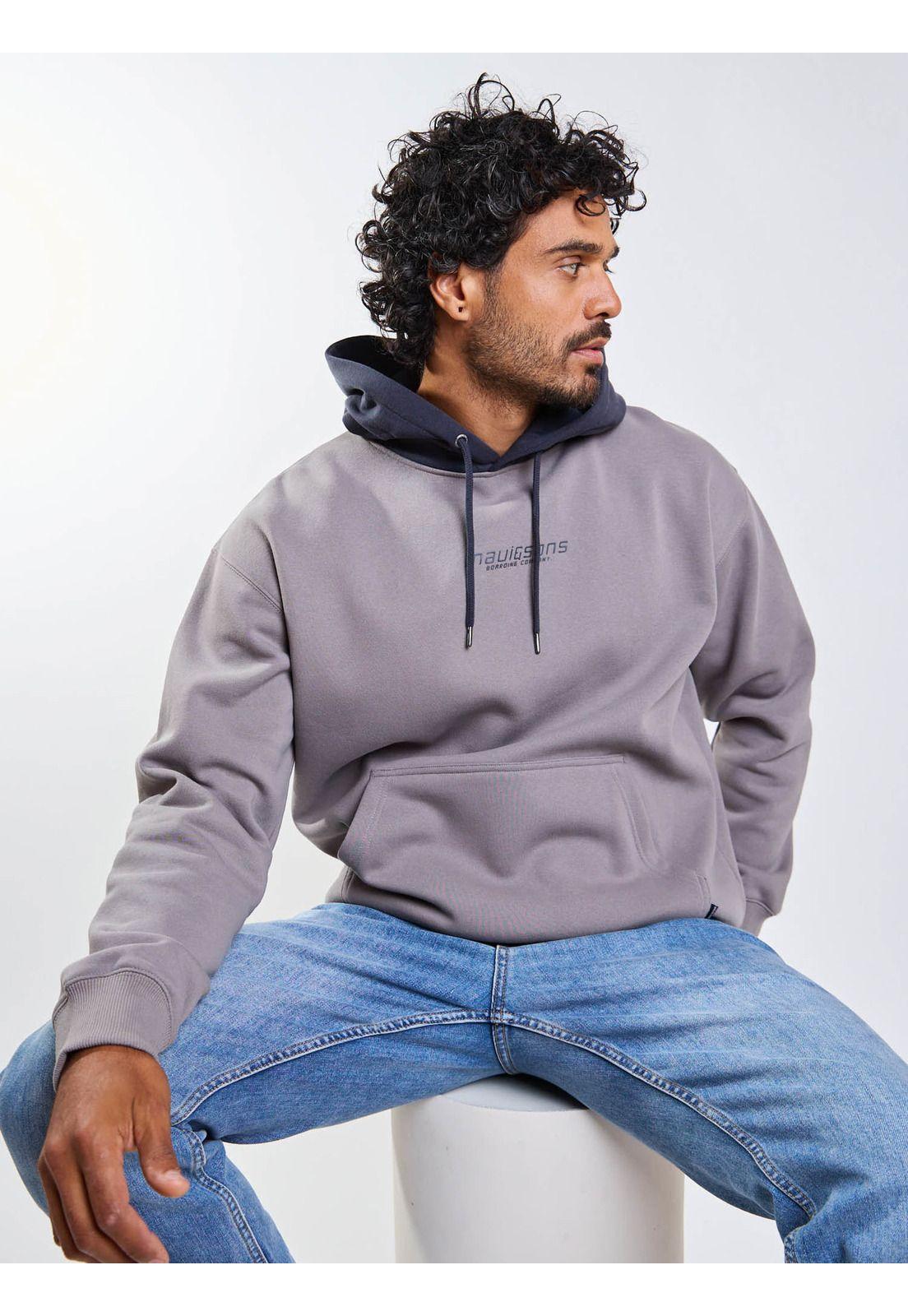 Poleron Canguro Coraly Beige Hombre Maui And Sons-5