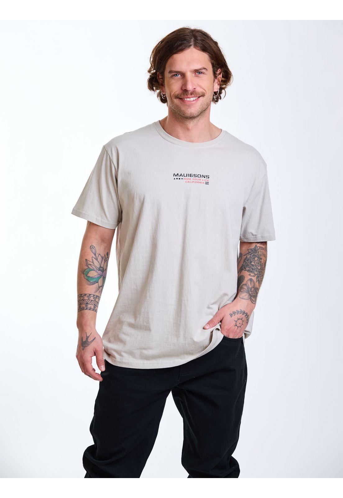 Polera MC Vibes Beige Hombre Maui and Sons-5
