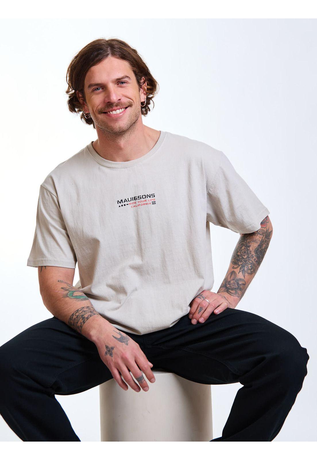 Polera MC Vibes Beige Hombre Maui and Sons-6