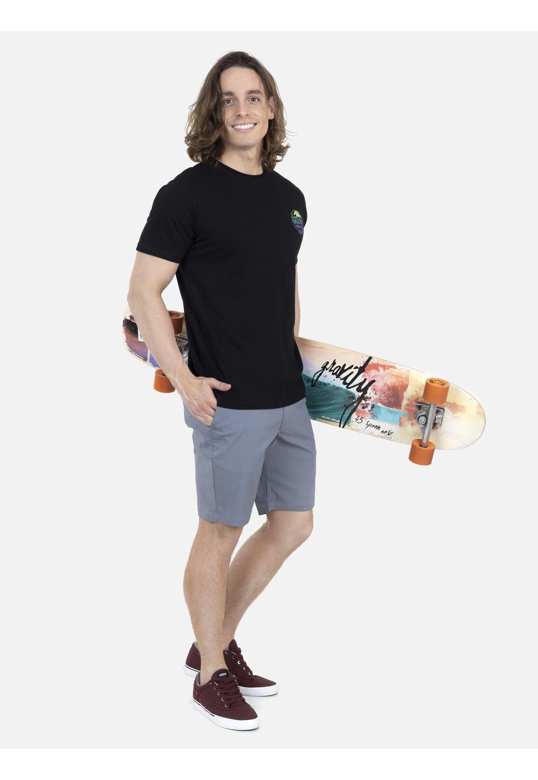 Polera M/C Hombre Negro 5P398-MV22 Maui & Sons-3