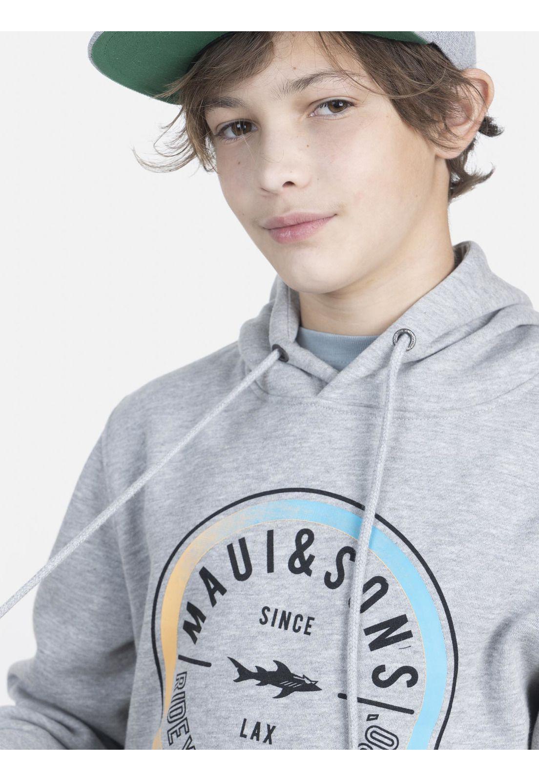 Poleron Juvenil 5O1061 Gris Maui and Sons-2