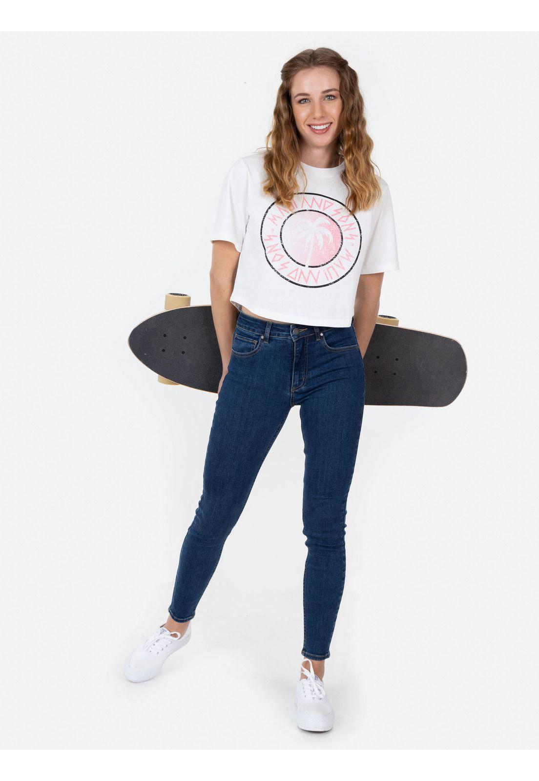 Pantalon Classic Mujer Azul Maui And Sons-3