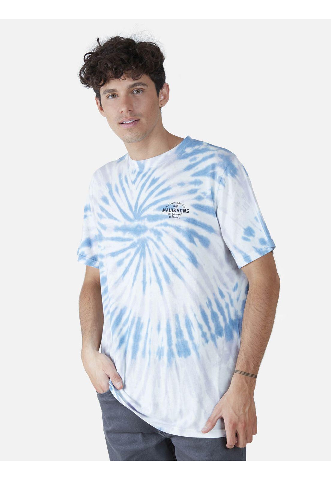 Polera Hombre 5P596-MV22 Azul Maui and Sons-0