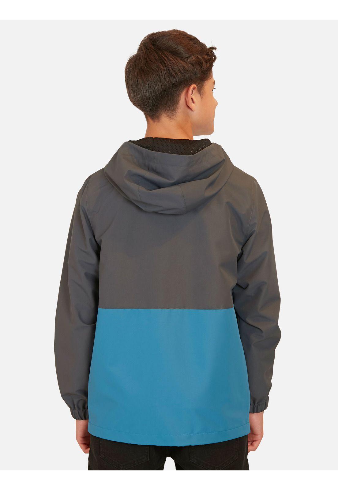Casaca Windbreaker Keiki Azul Infantil Maui And Sons-3