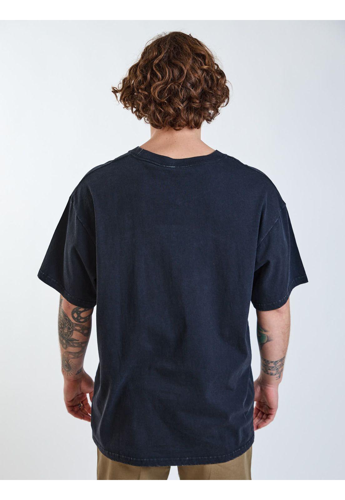 Polera Oversize Lad Stone Negro Hombre Volcom-1