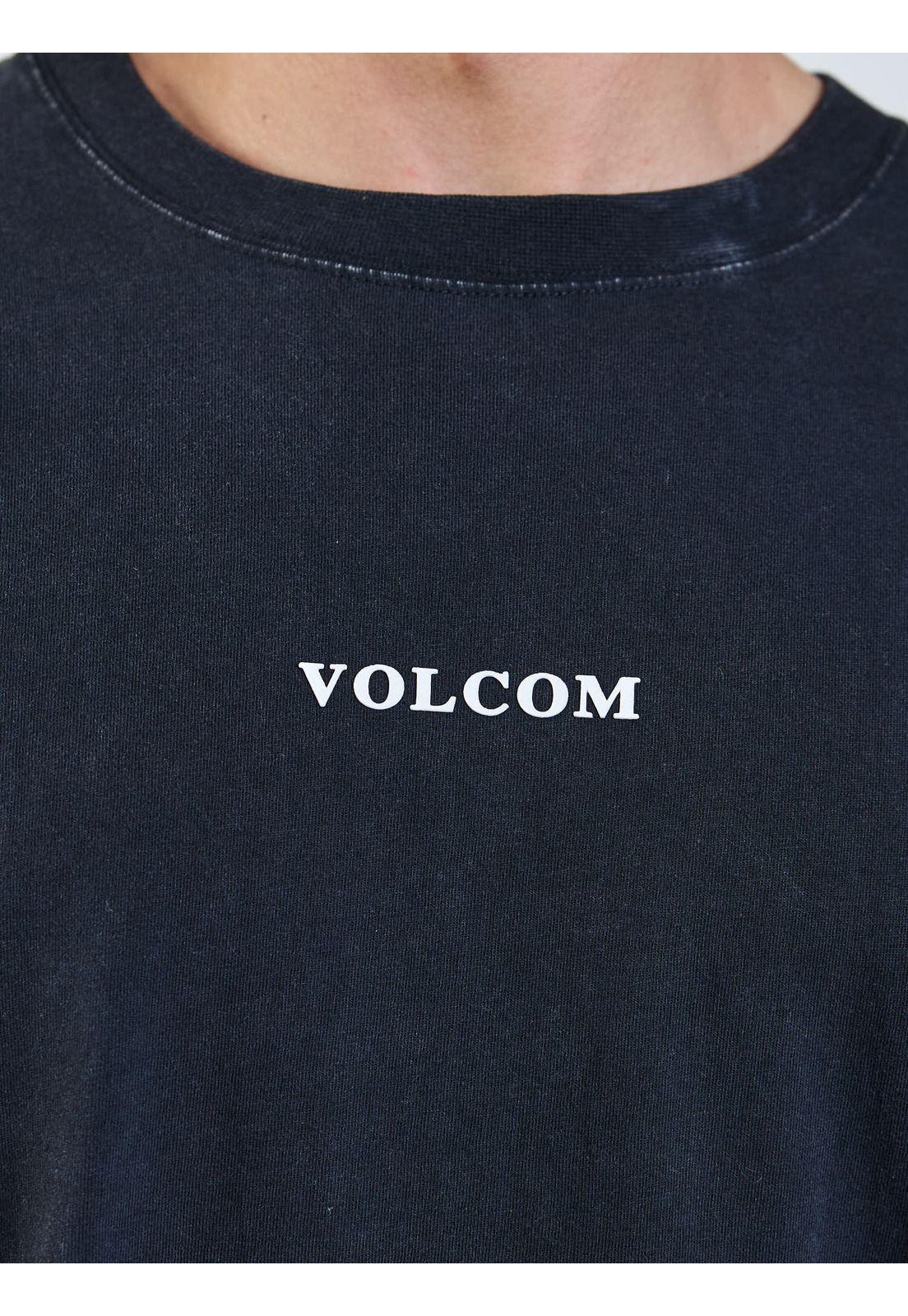 Polera Oversize Lad Stone Negro Hombre Volcom-4