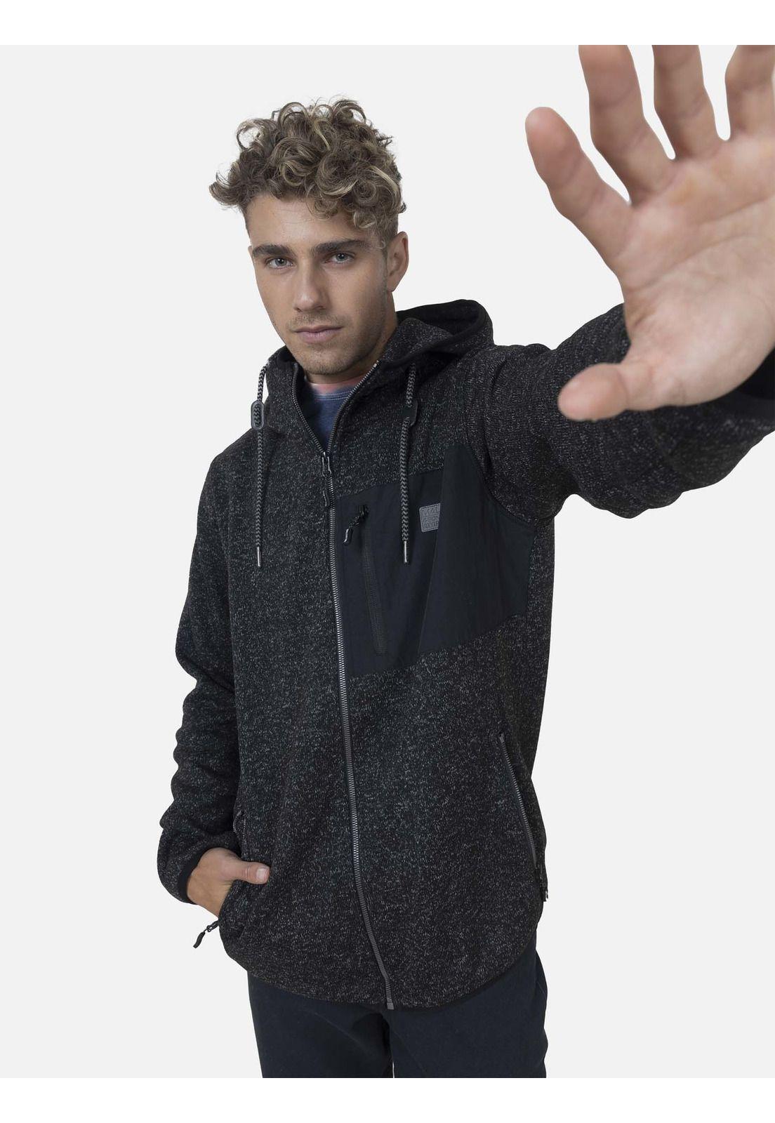 Fullzipper Hombre 5O545-MI22 Negro Maui and Sons-0