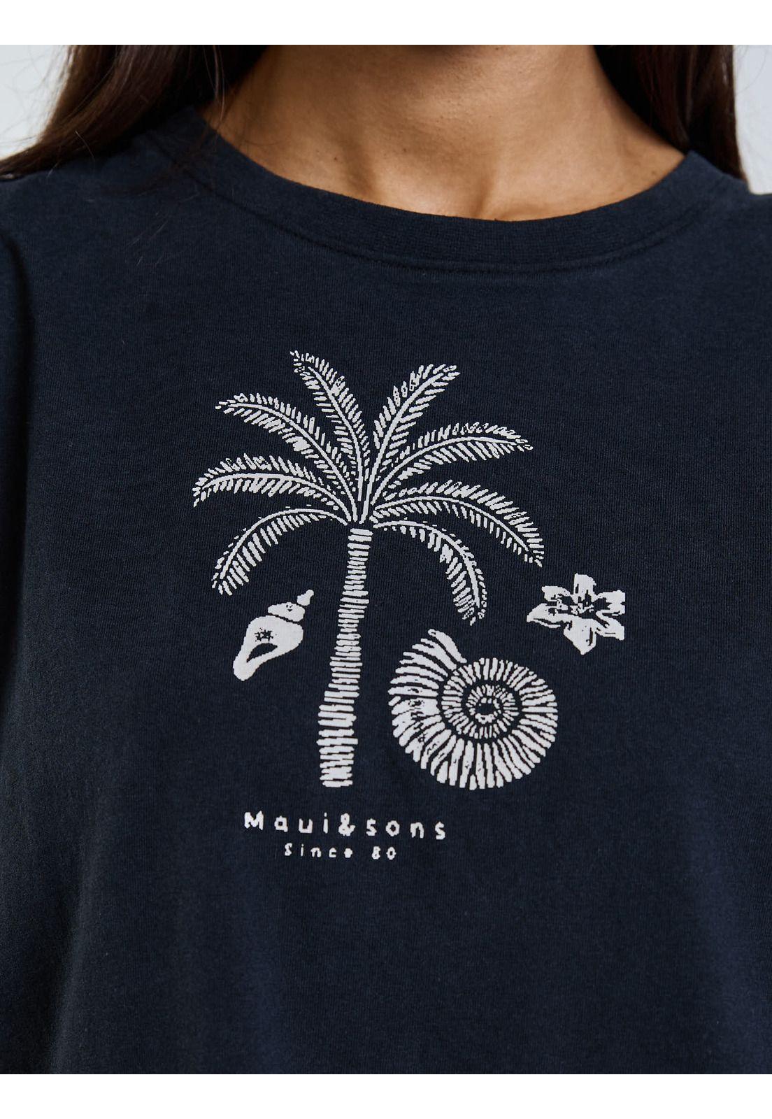 Polera MC Elara Negro Mujer Maui and Sons-5